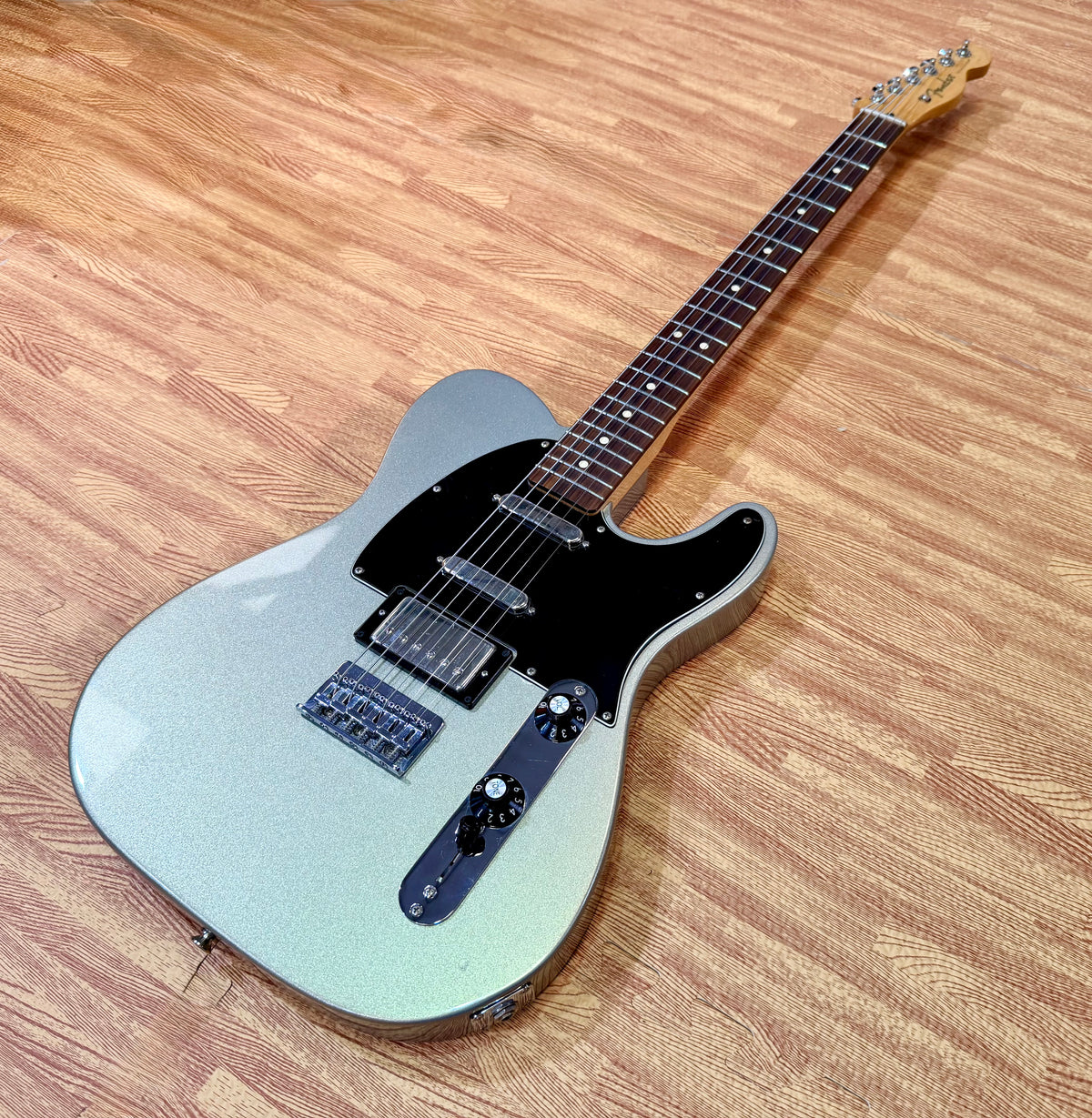 π₯2012π₯ Fender Blacktop Telecaster Baritone~ Ghost Silver HSS~ Mexican MIM Tele