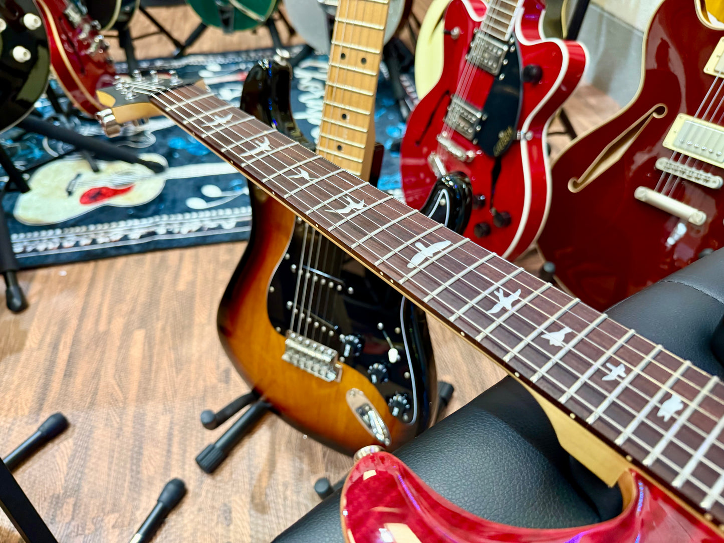 ๐2023 MINT ๐ PRS SE CE 24 Electric Guitar in Black Cherry~ Gig Bag!