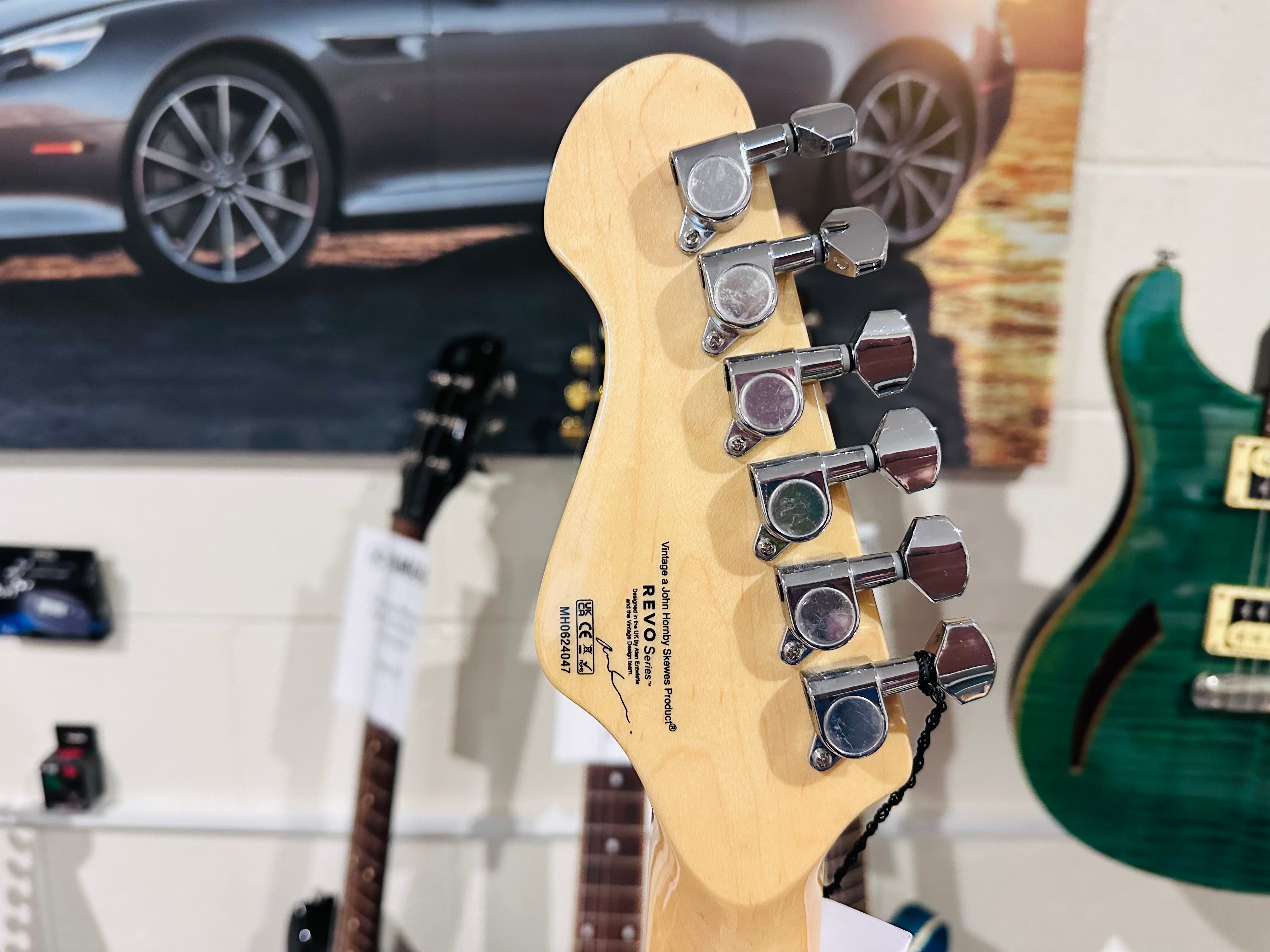 🌟BRAND NEW MODEL🌟 Vintage REVO ELEKTRA ~ Natural Silk Electro-Acoustic Guitar!