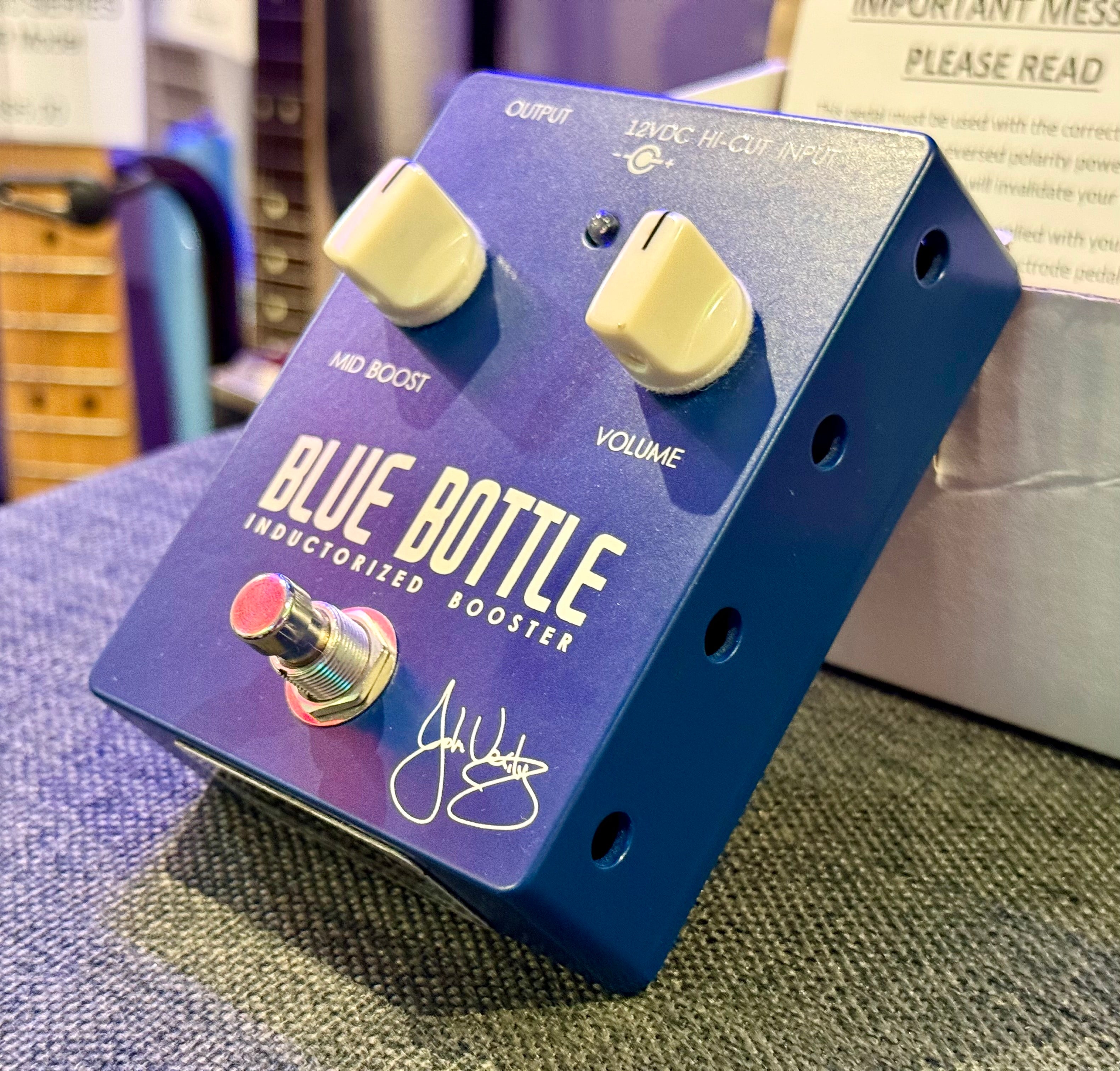 🎸MINT🎸 Effectrode Blue Bottle Inductorized Booster Pedal~ Valve Guitar Effects