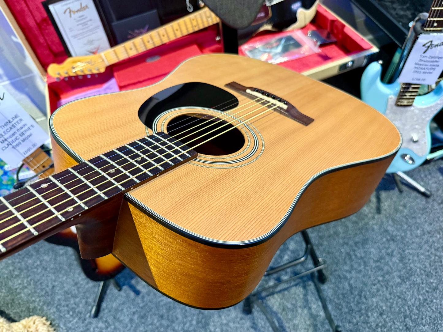 🌟MINT🌟 Farida D-8X0P Dreadnought Acoustic Guitar~ Natural Satin~ 2014 Model!