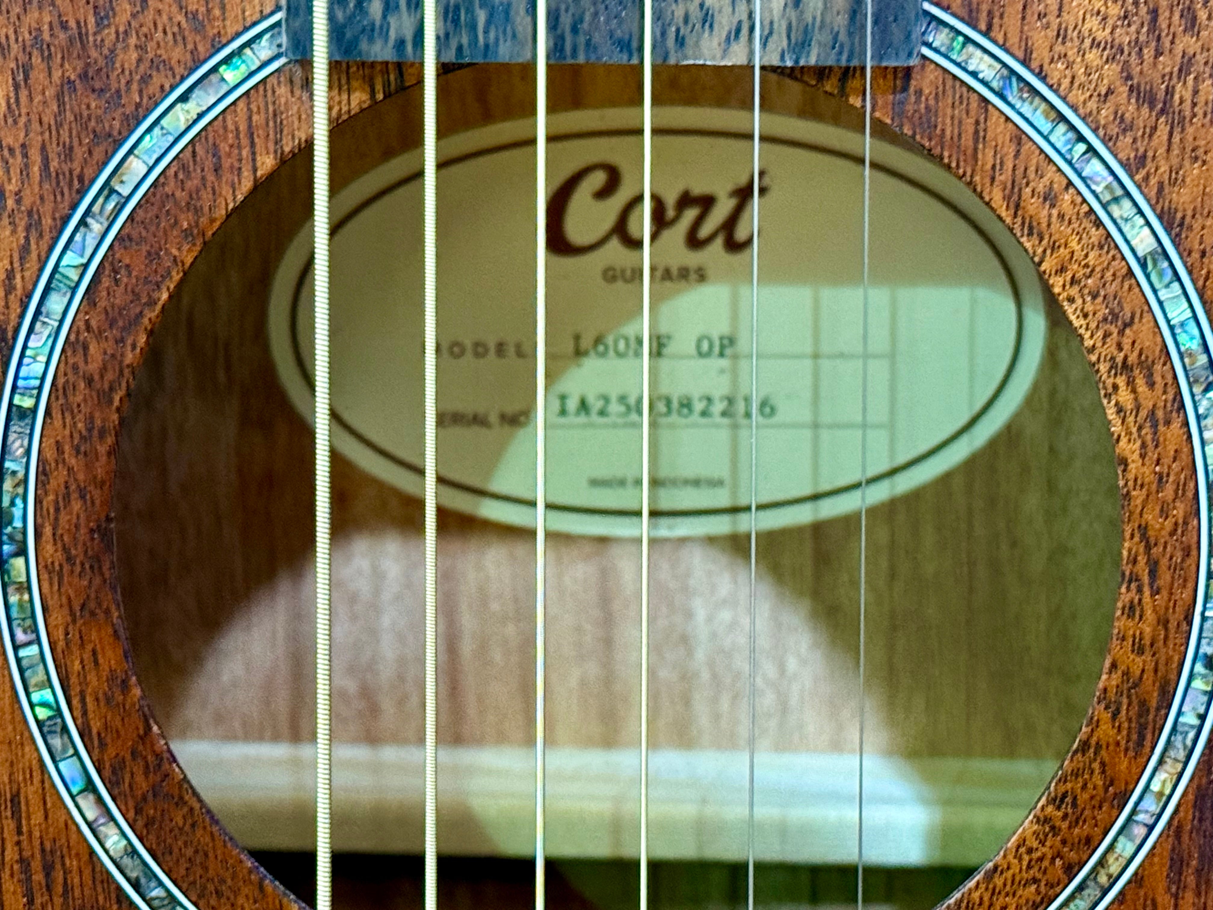 🌟2025 NEW MODEL🌟 Cort L60 MF Mahogany Open Pore Natural~ Electro-Acoustic!