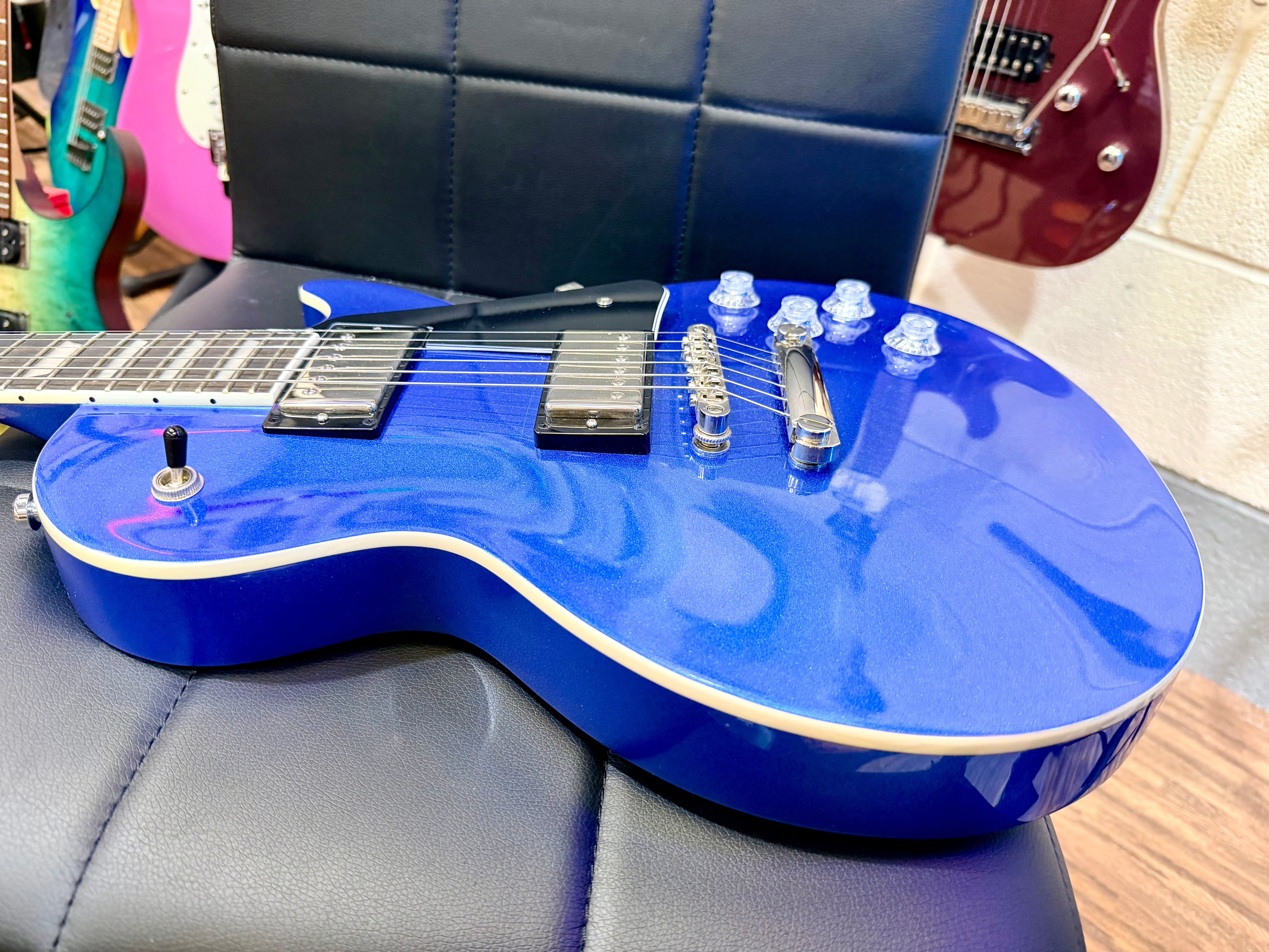 🔥2023🔥 Epiphone Les Paul Modern~ Radio Blue Metallic~ UK Exclusive Ltd Edition
