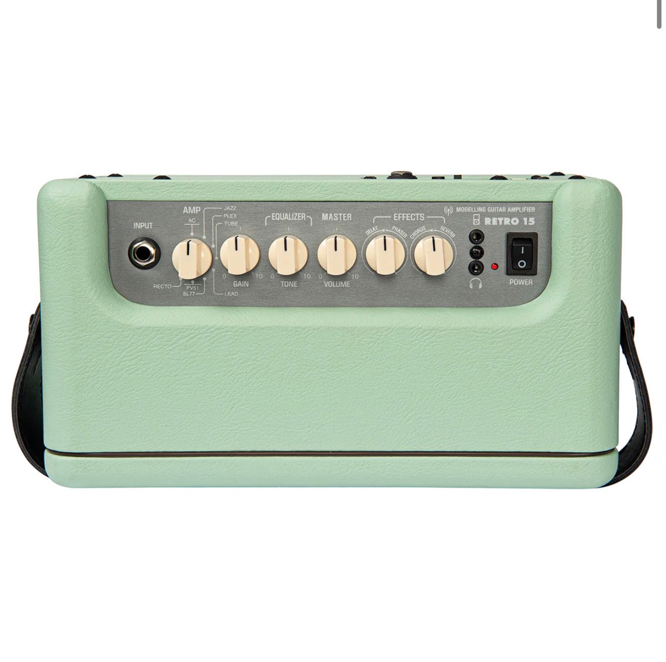 🔥NEW🔥 Vintage Retro 15w Guitar Amplifier with DSP ~ Mint Green