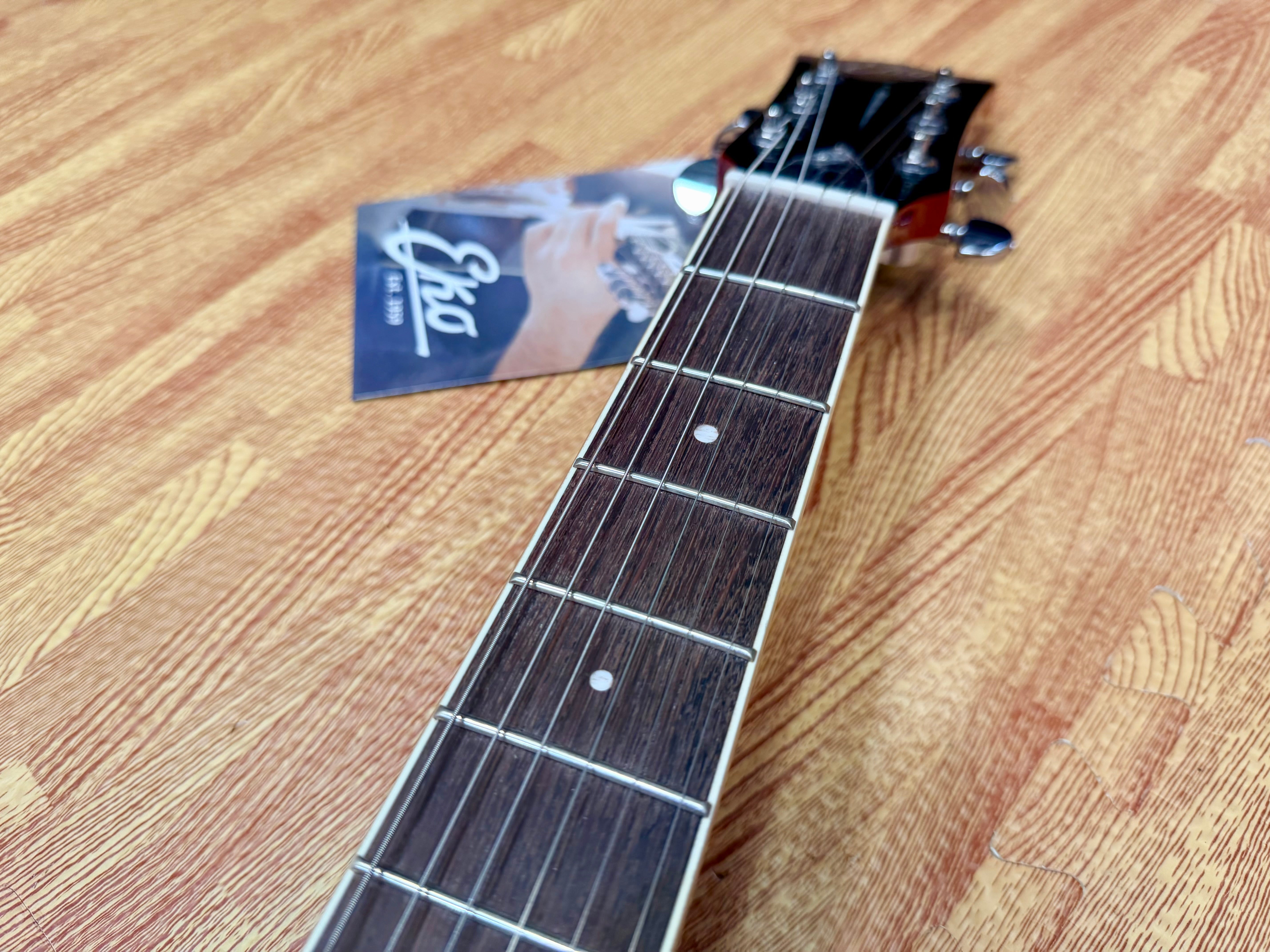 🍒LATEST 2026🍒 EKO Fusion Cherry Red Semi-Hollow Electric Guitar~ 335 Style!