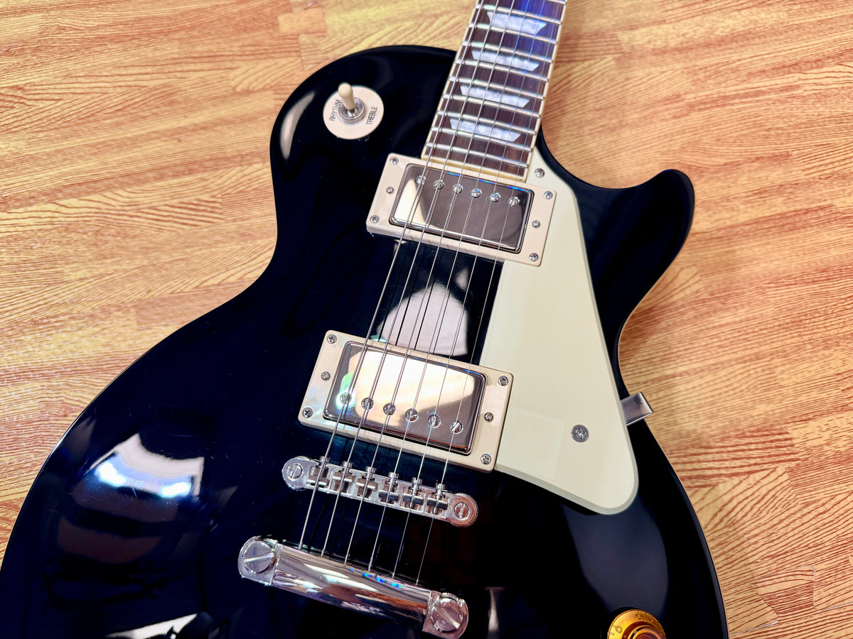 🔥2017🔥 Epiphone Les Paul Standard~ Ebony Gloss Black Electric Guitar