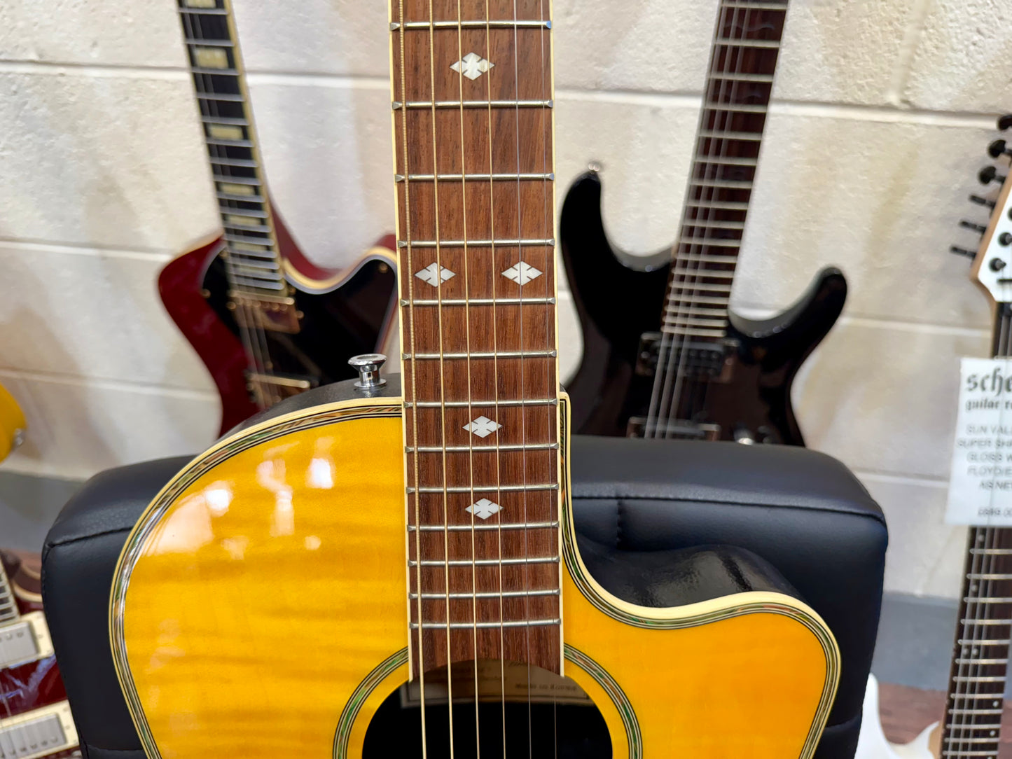 🎸ROUNDBACK🎸 Tanglewood Odyssey TMO-7 Bowl Back Electro-Acoustic Guitar~Natural