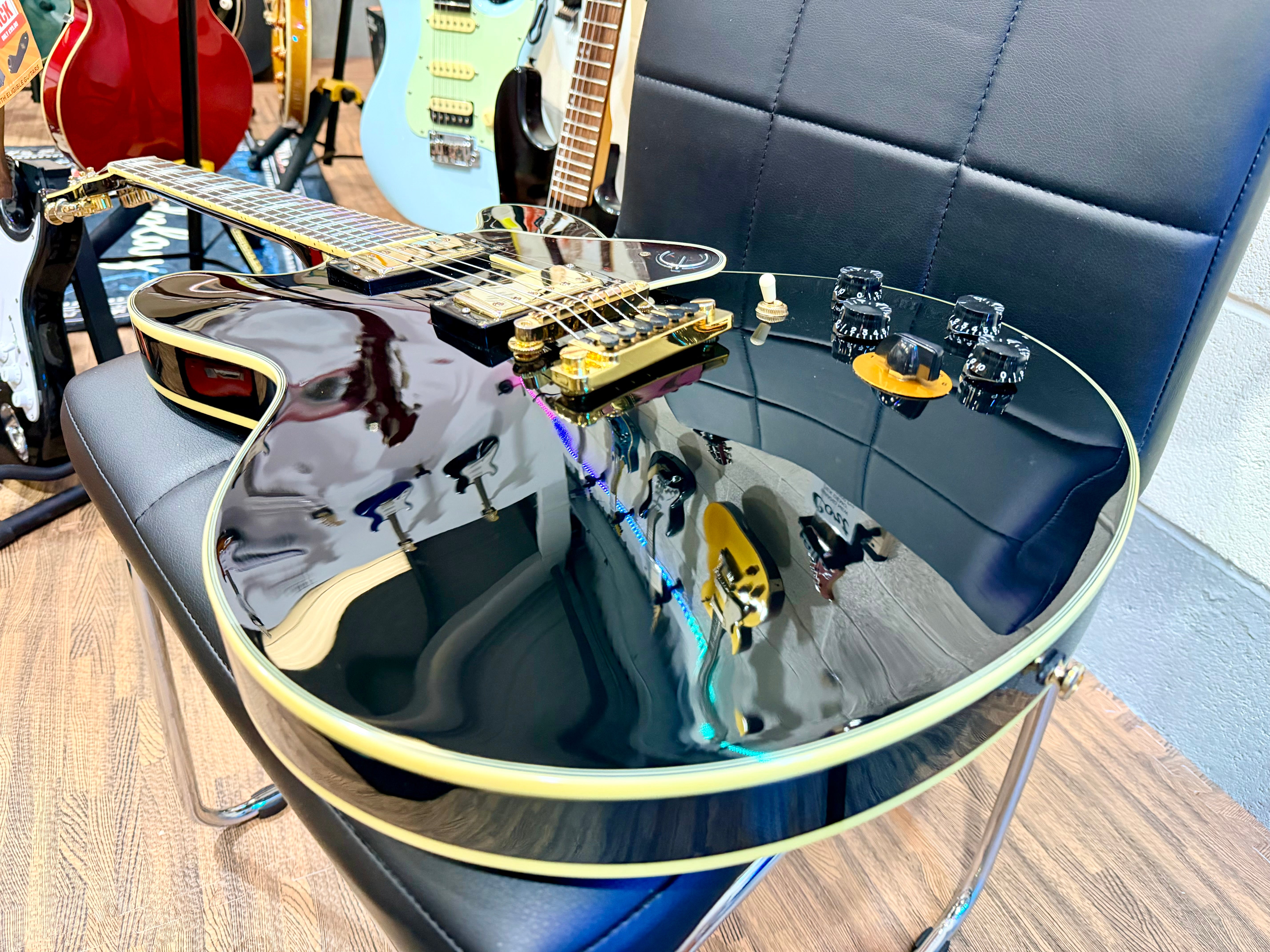 🔥2011🔥 Epiphone B.B. King Lucille Guitar~ Ebony Black~ Semi-Hollowbody!