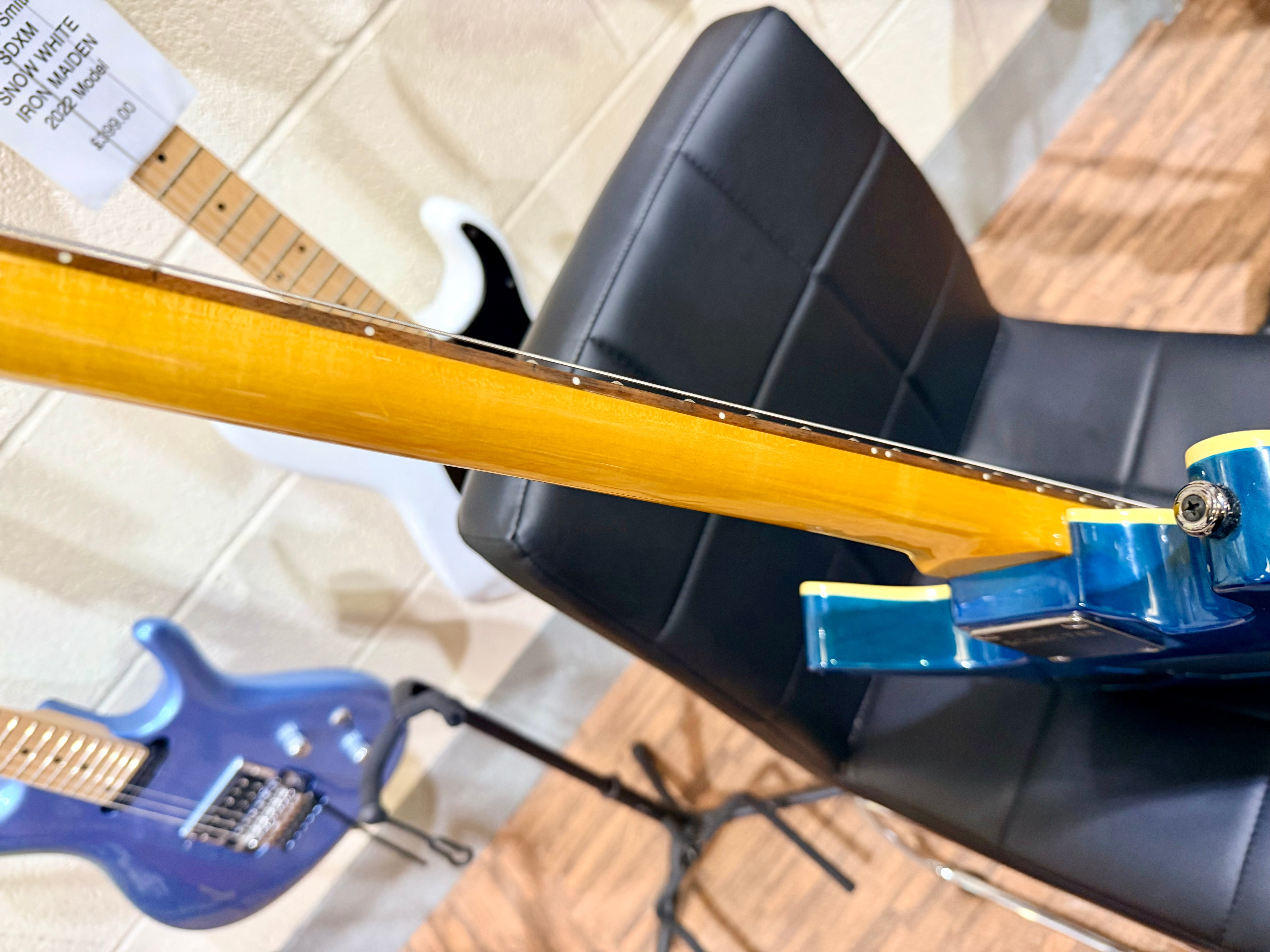 π₯2009π₯ Schecter Omen Extreme 6 FR~ Ocean Blue Burst~ Floyd Rose Model!