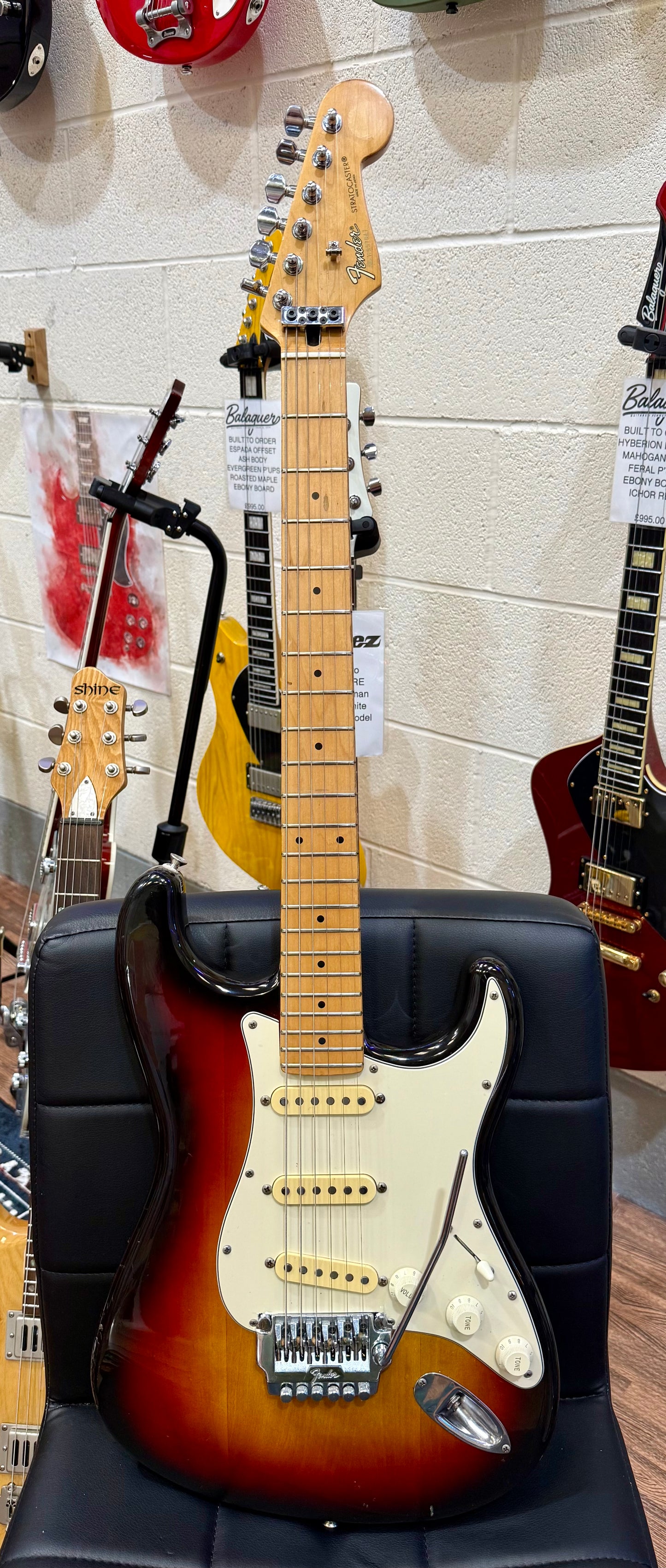 🔥 1985 MADE IN JAPAN 🔥 Fender Contemporary Stratocaster~ Japanese~ Sunburst!