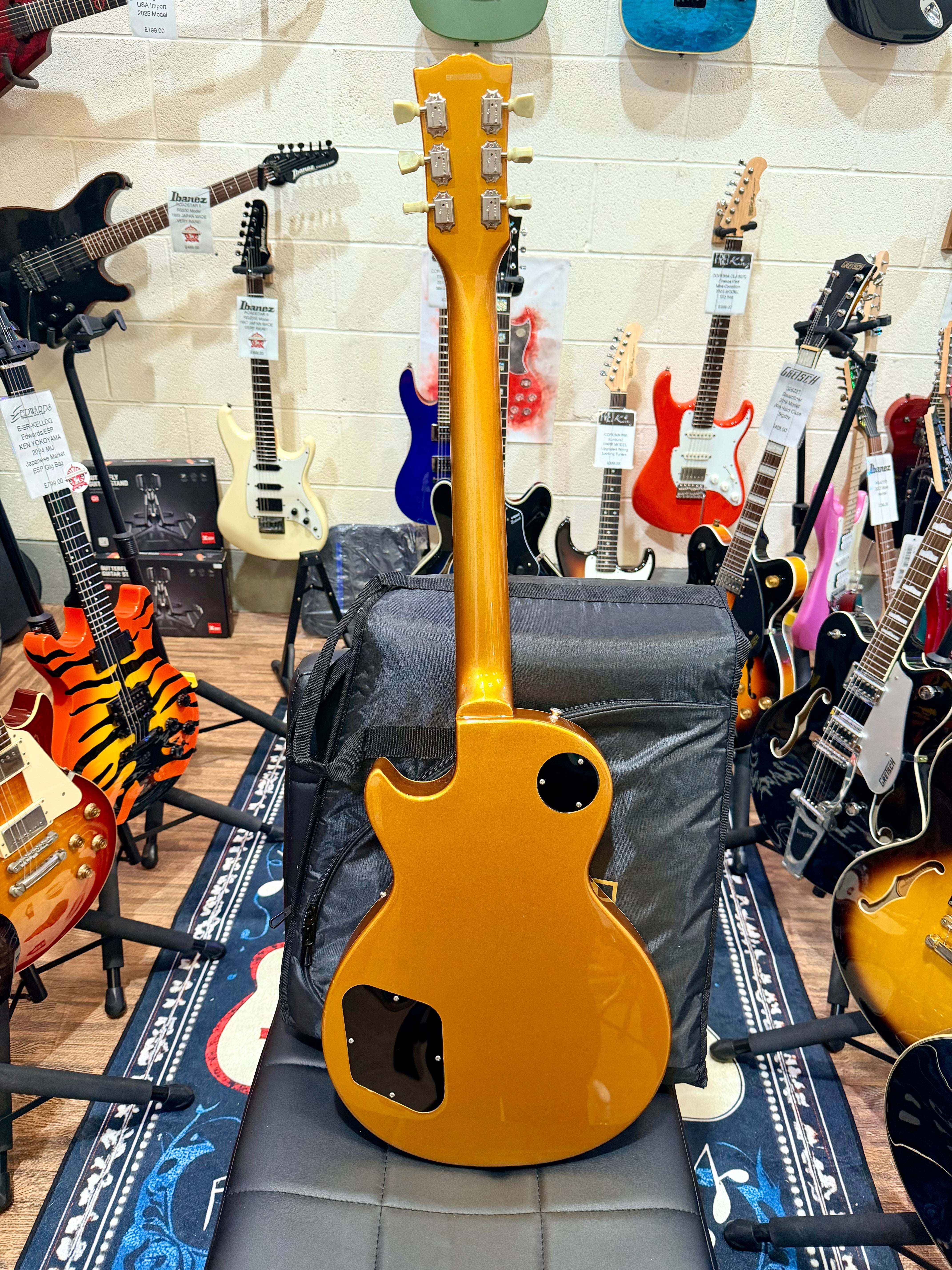 ✨ MINT ✨ Edwards E-LP-STD LTD All Gold MIJ ESP Les Paul~ S/Duncan~ 2024 Japan!