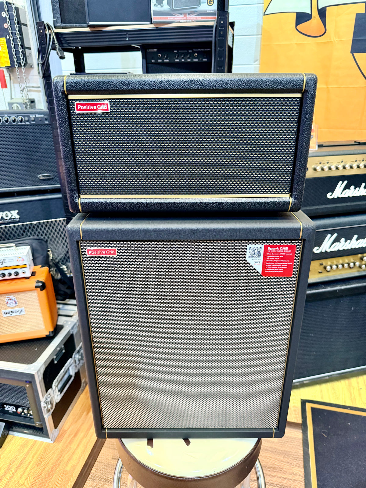 🔥MINT🔥 Positive Grid Spark 2 + Spark CAB Smart Guitar Amp Rig Stack~ Boxed!