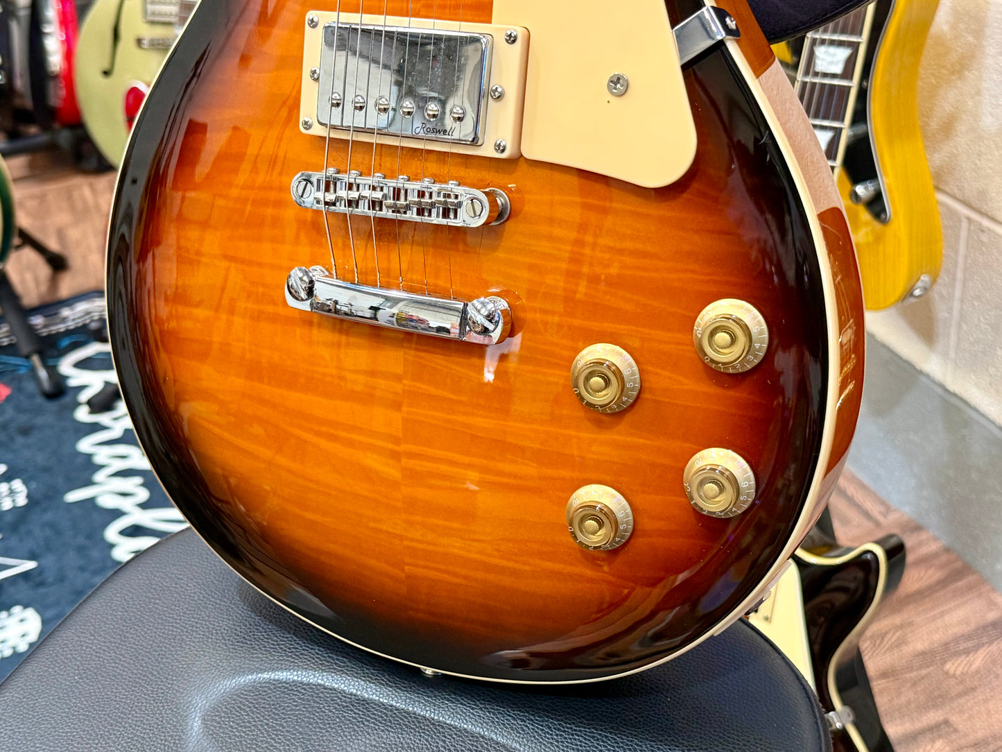 ☀️VINTAGE SUNBURST☀️ Harley Benton SC-450 Deluxe Les Paul~ Electric Guitar!