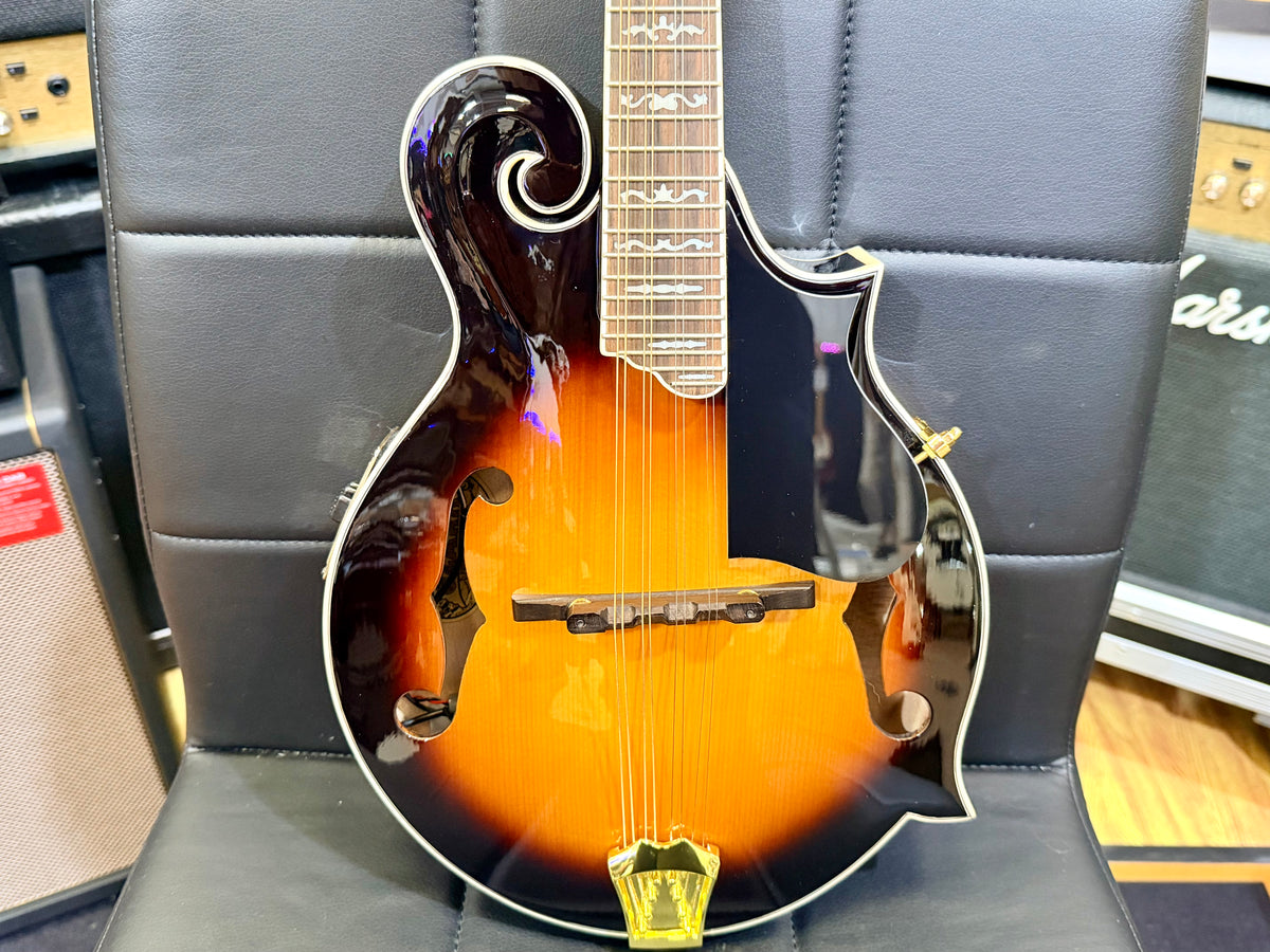 ✨MINT✨ Ozark 2255E F-Style Electro Acoustic Mandolin~ Sunburst + Gig Bag!