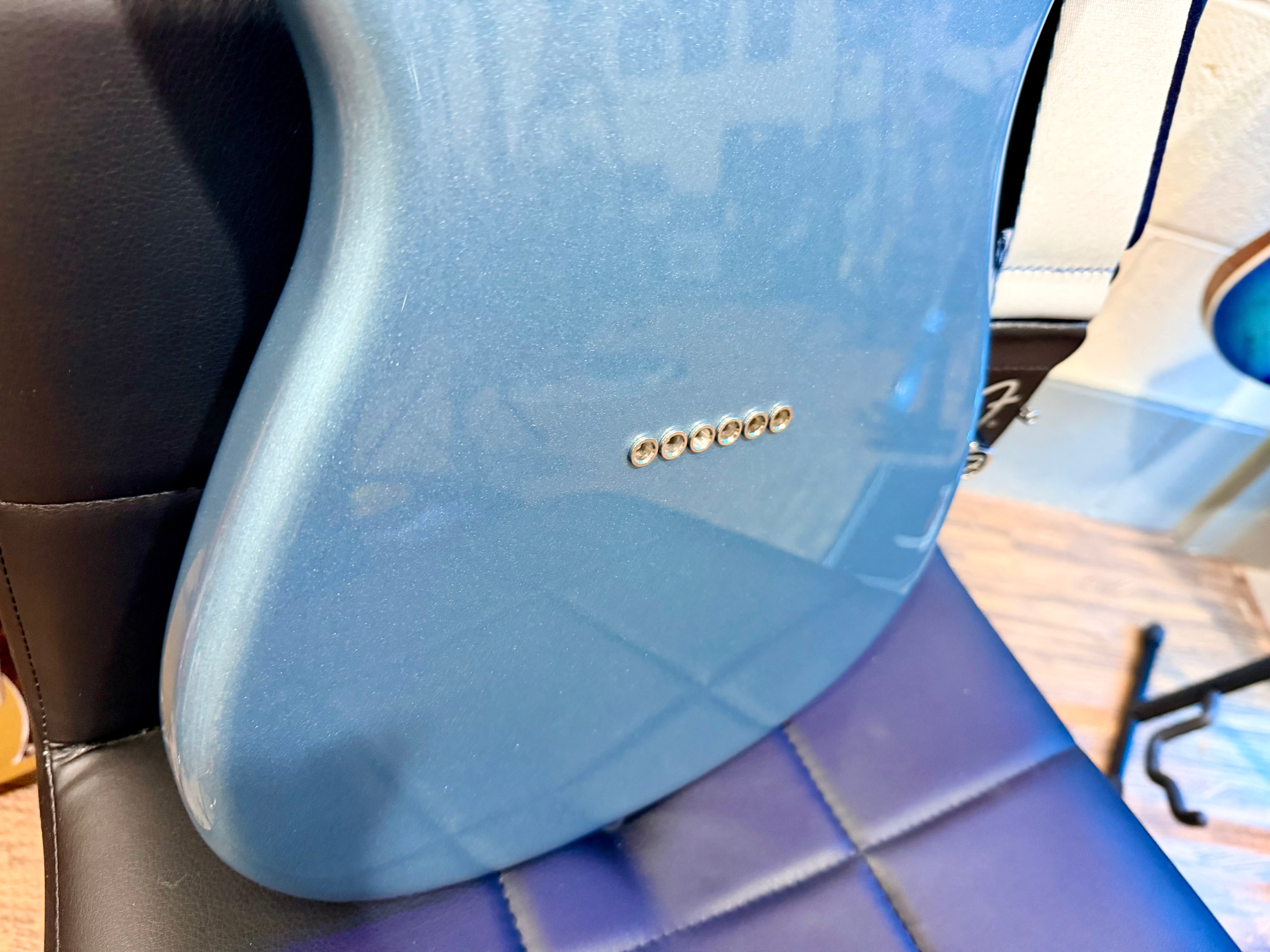 🌟2022 MINT🌟 Fender Player Duo Sonic HS~ Ice Blue Metallic~ Pau Ferro~ Mexican!