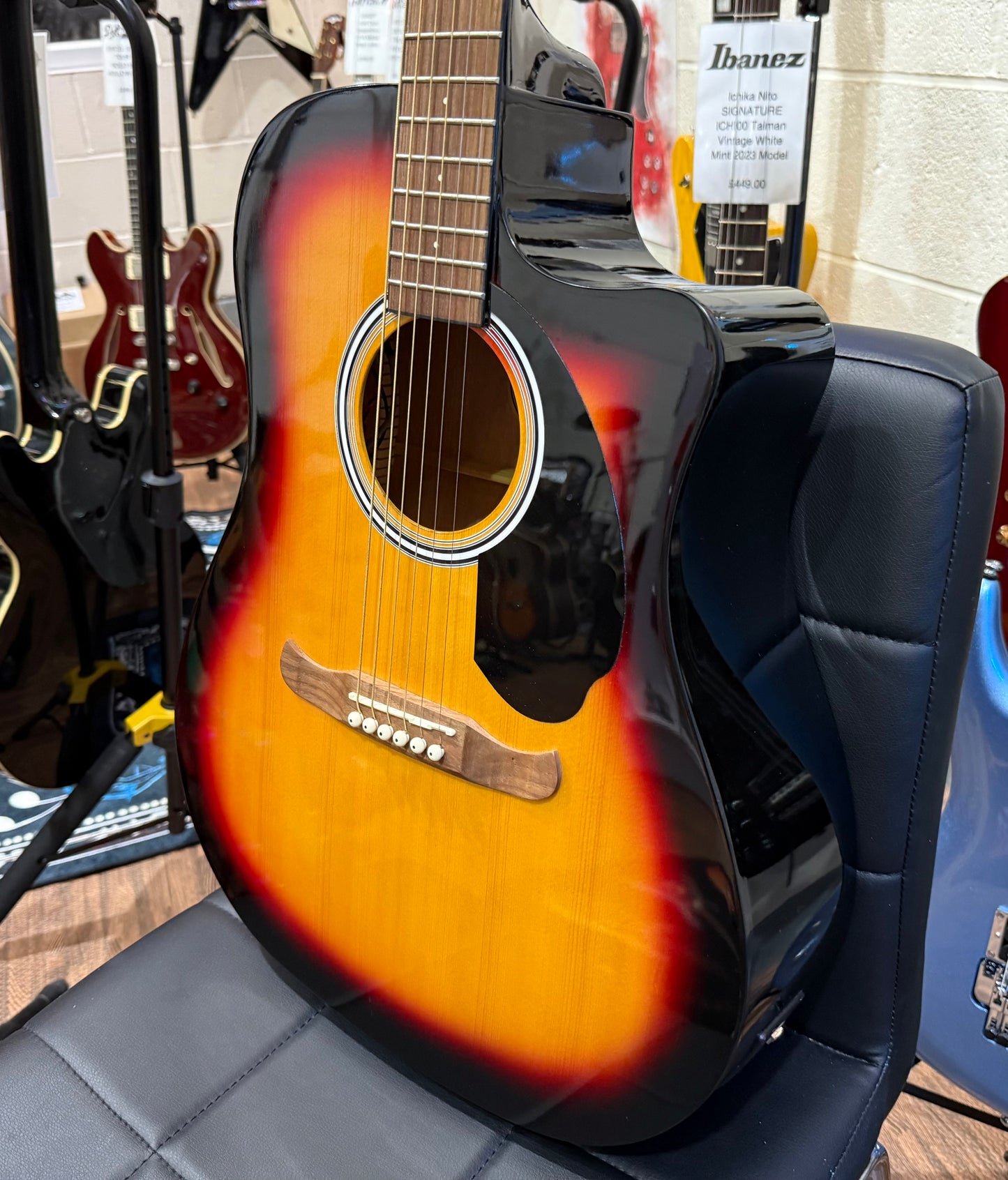 🔥EX DEMO🔥 Fender FA-125CE Dreadnought Electro-Acoustic Guitar~ Sunburst!