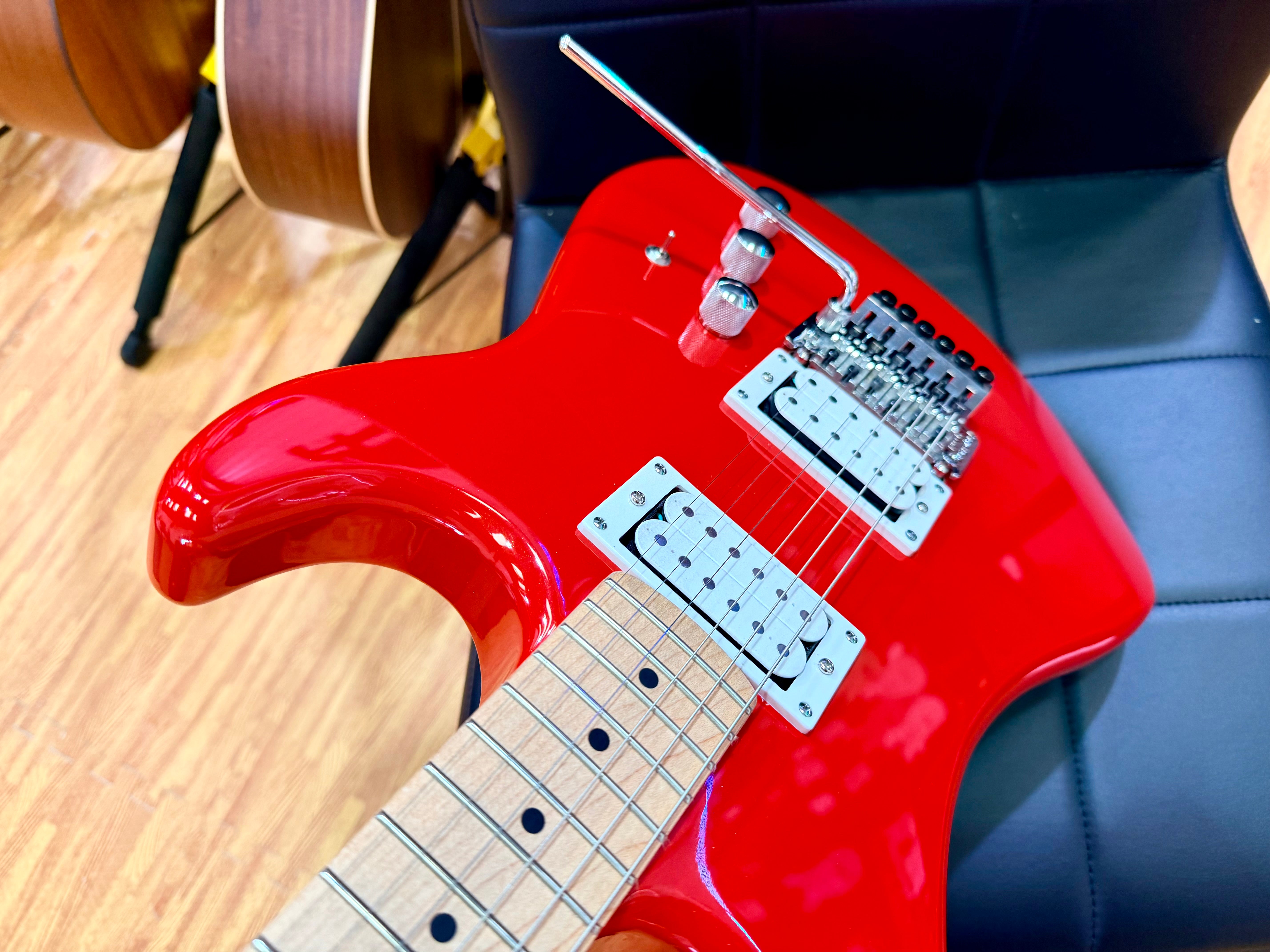 🔥2021🔥 Kramer Pacer Classic FR Special~ Scarlet Red Metallic~ Floyd Rose HH!