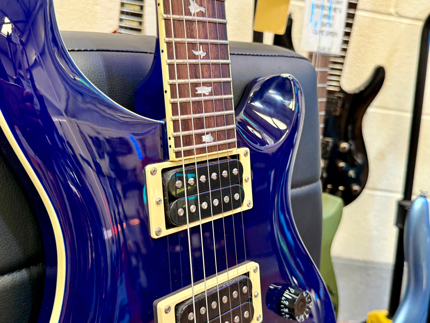 ๐MINT 2022๐ PRS SE Standard 24-08 In Translucent Blue~ Coil Splitting + Gig Bag