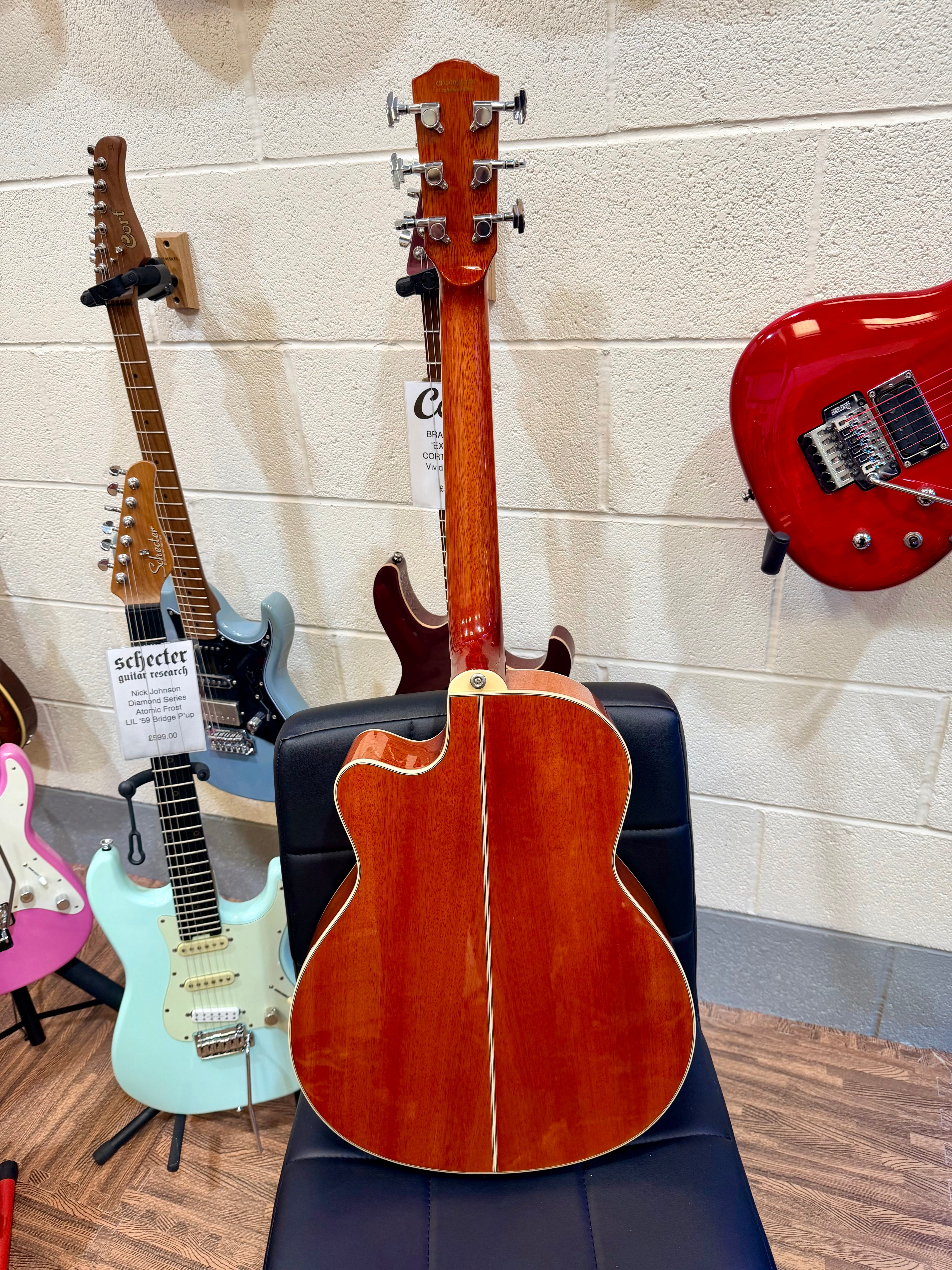 ☀️2010☀️ Fender FR-50CE Cutaway Electro Acoustic Resonator Guitar~ Sunburst!