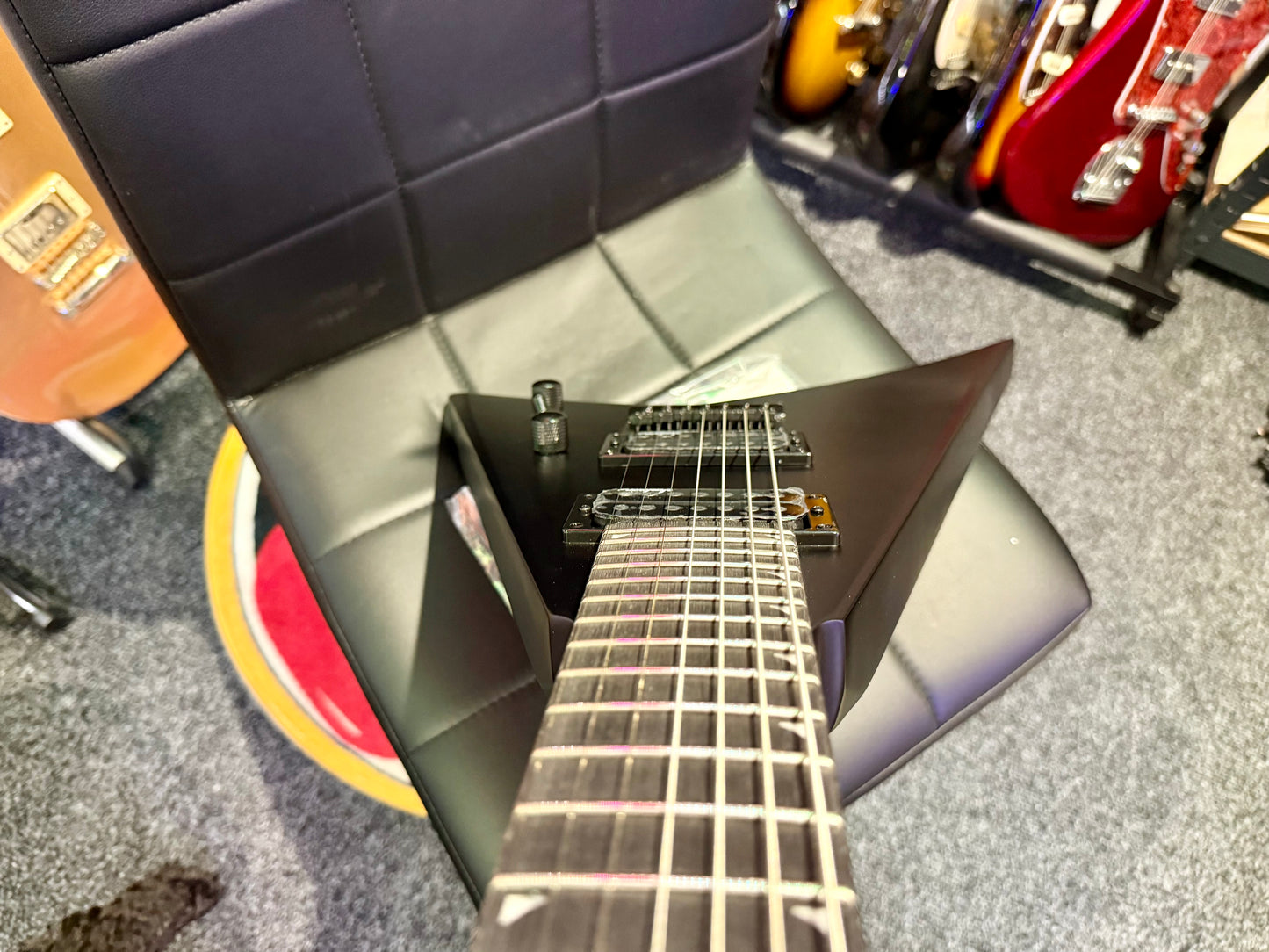 🔥NEW 2025🔥 Jackson JS22-7 RR HT Randy Rhodes 7 String~ Satin black!