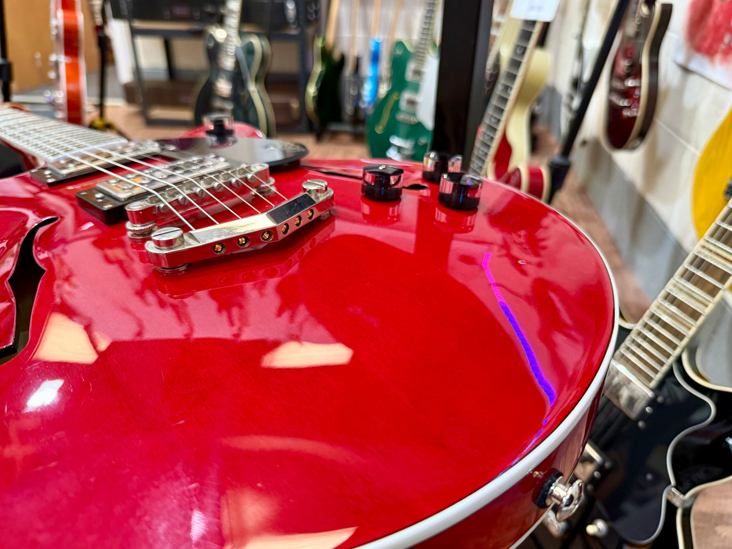 π2017π Gretsch G2655 FS Flagstaff Red Semi-Hollow~Centre Block Electric Guitar