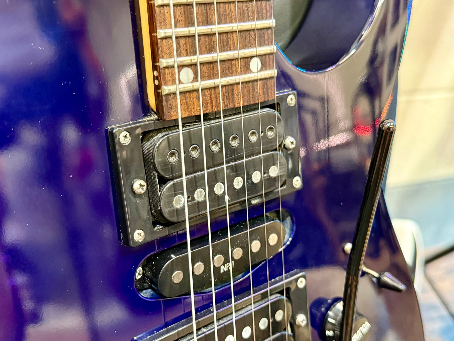 🔥1994 KOREA🔥 Ibanez RG470 JB Superstrat~ Jewel Blue~ Rosewood & Locking Trem!