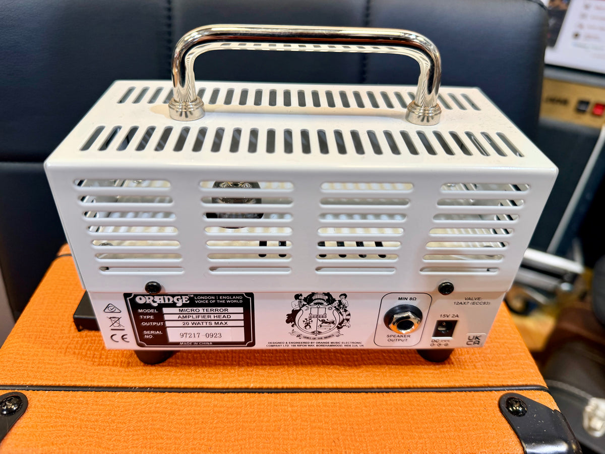 π Orange Micro Terror 20W Valve Guitar Amp Head + PPC108 Cab + Official Bag π
