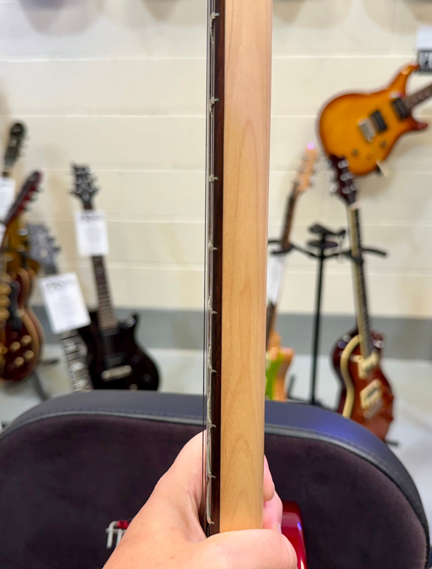 🎸 Fret-King Country Squire Stealth~ Candy Apple Red~ Telecaster Shape~ 2022 🎸