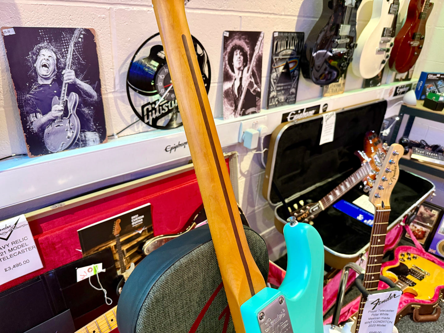 🌟 Fender Squier 40th Anniversary Stratocaster Vintage Edition Seafoam Green 🌟