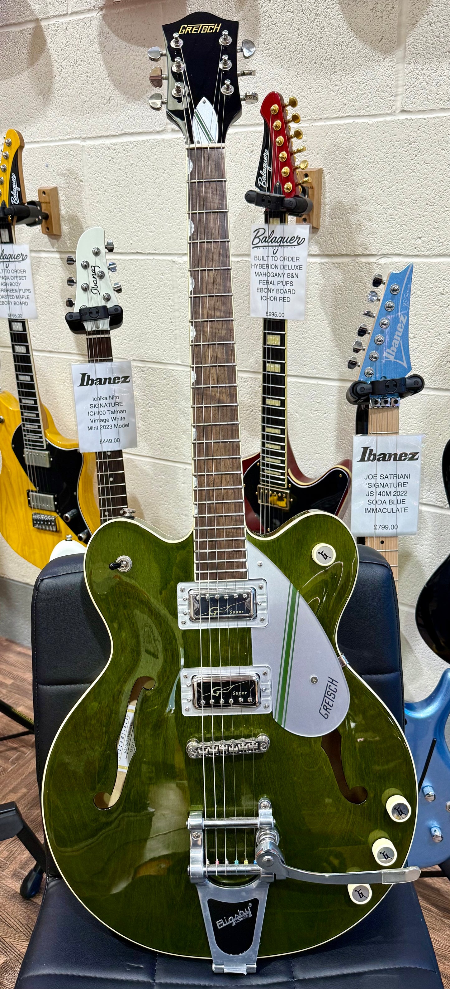 š„LTD EDITIONš„ Gretsch G2604T Streamliner Rally II Green Stain W/Bigsby~ Center Block~ MINT