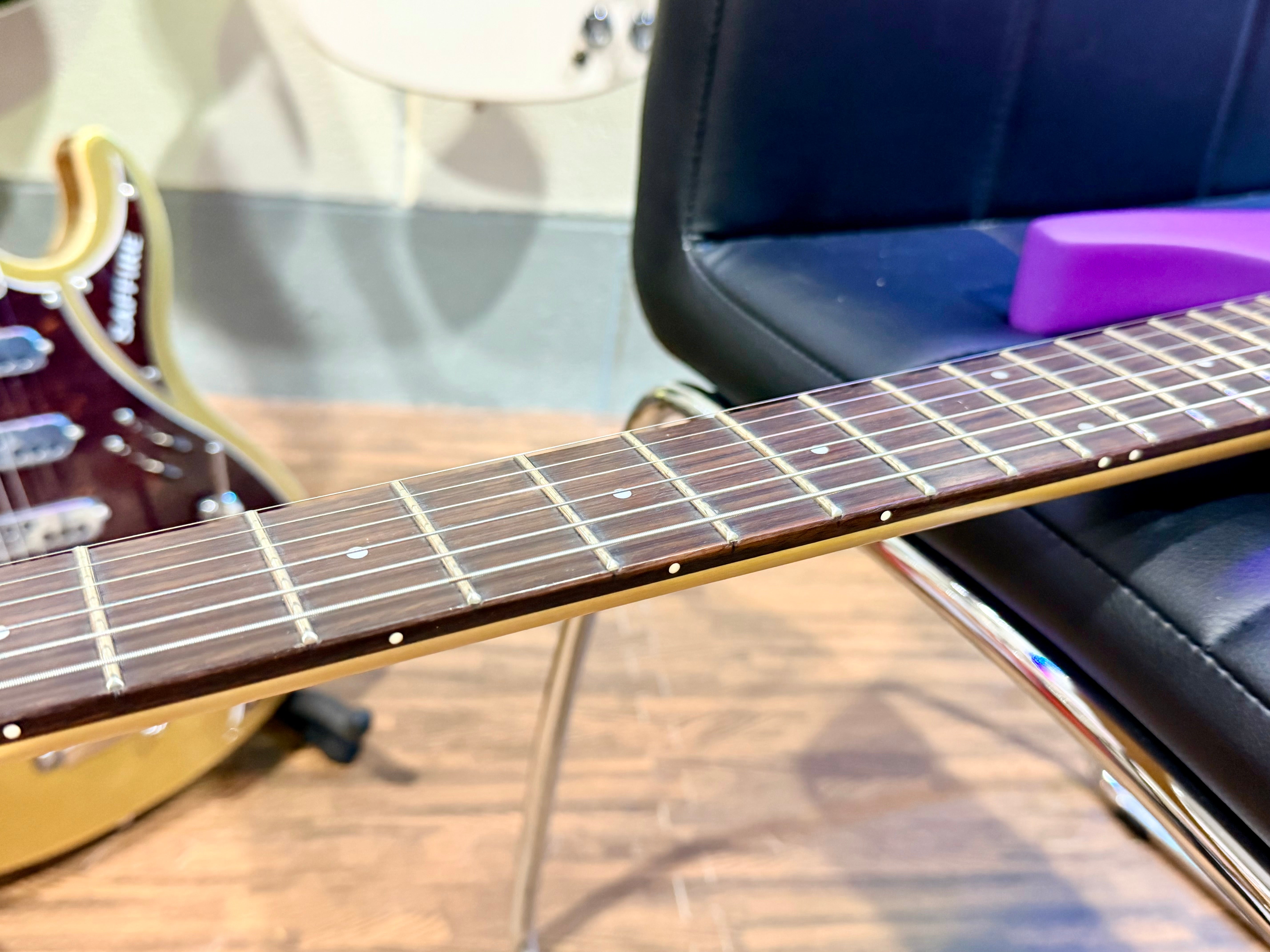 🔥NEW🔥 Schecter C-6 Deluxe~ Purple satin~ Diamond Pickups~ Electric Guitar!