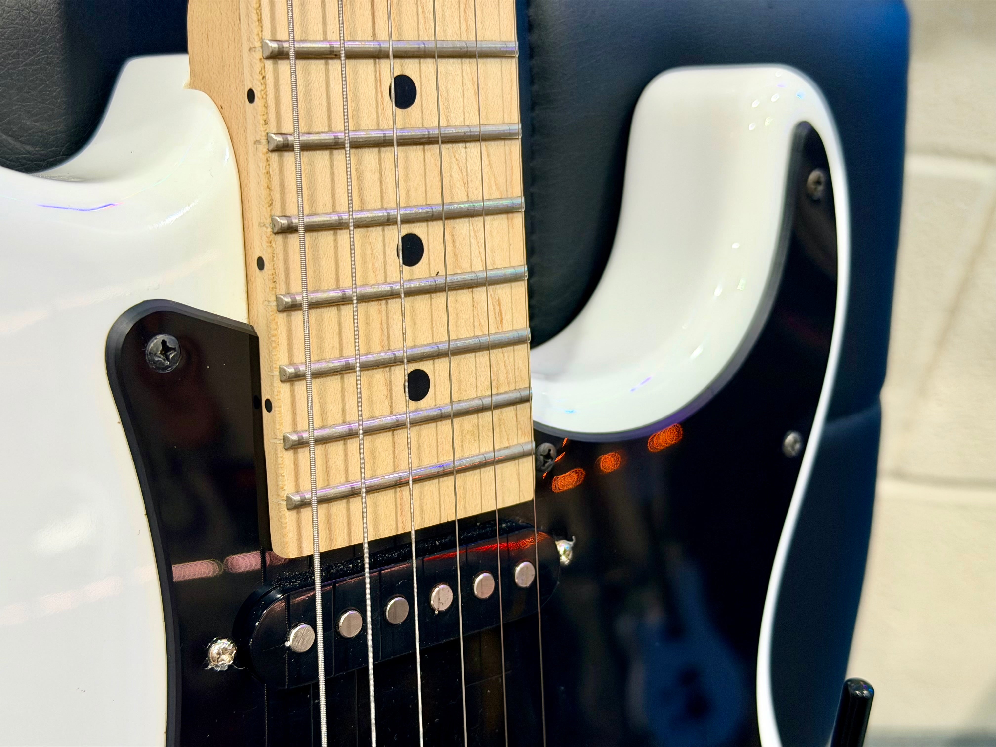 🔥2022🔥 Jackson Adrian Smith SDXM~ Maple~ Snow White~ Iron Maiden Signature!