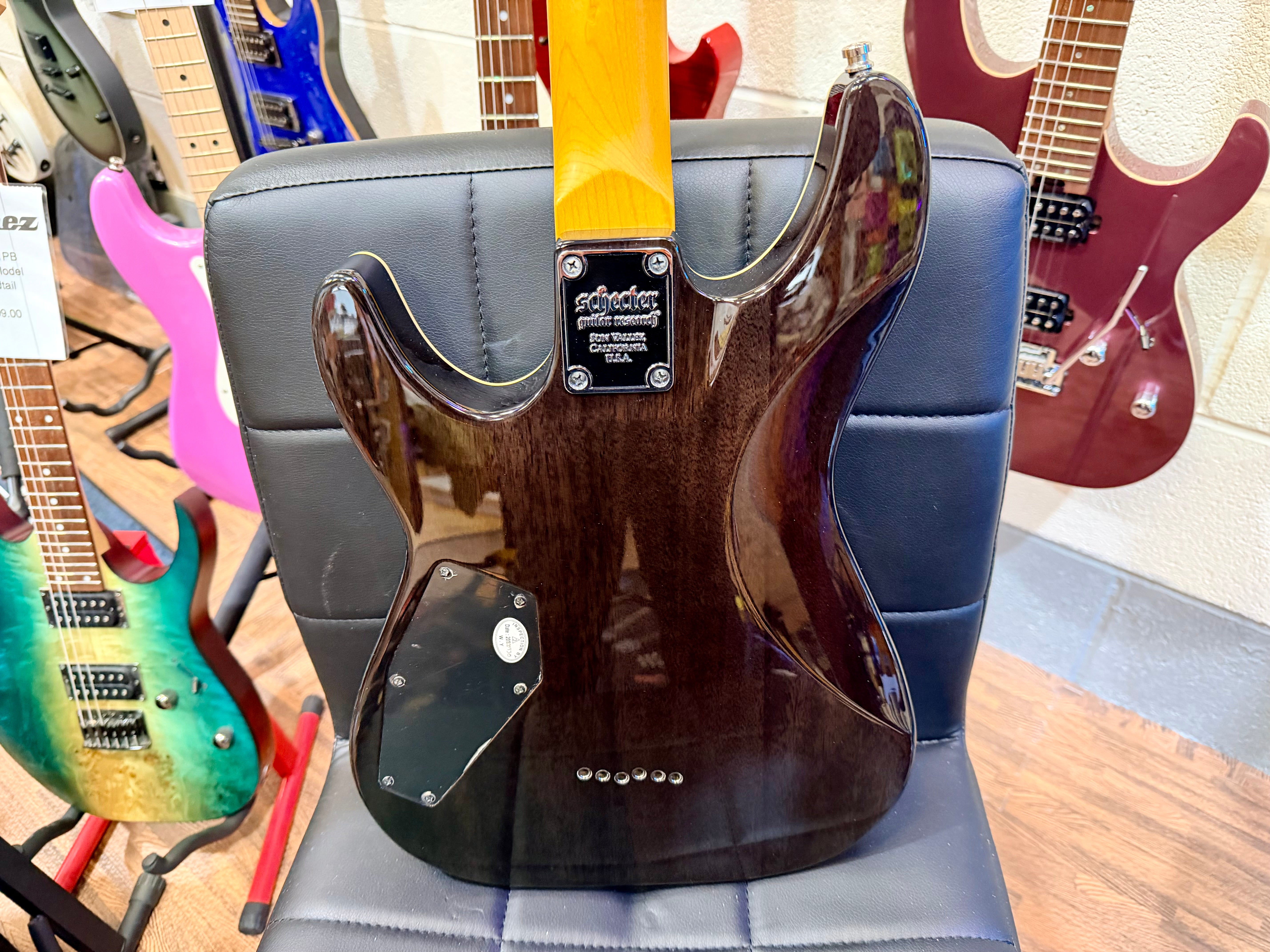 🔥MINT🔥 Schecter Omen Extreme 6 Electric Guitar~ See Thru Black~ Diamond~ 2020!