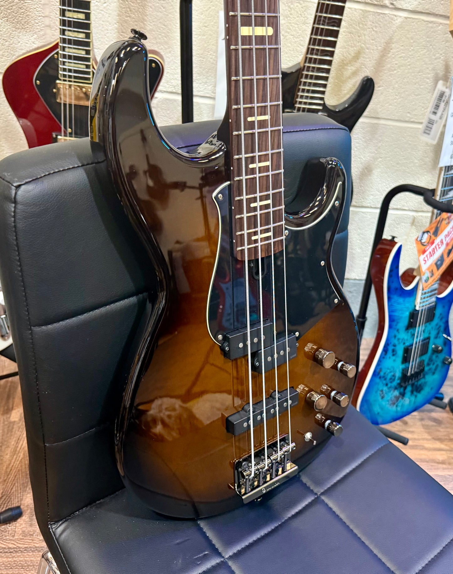 š„MINT 2022š„ Yamaha BB734A Active Bass Guitar~ Dark Coffee Sunburst + Hard Case