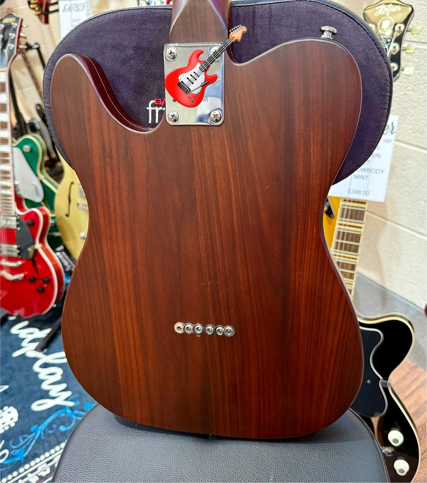 🪵 Custom Rosewood Telecaster~ George Harrison style~ REAL Rosewood~ 10lb:5 🪵