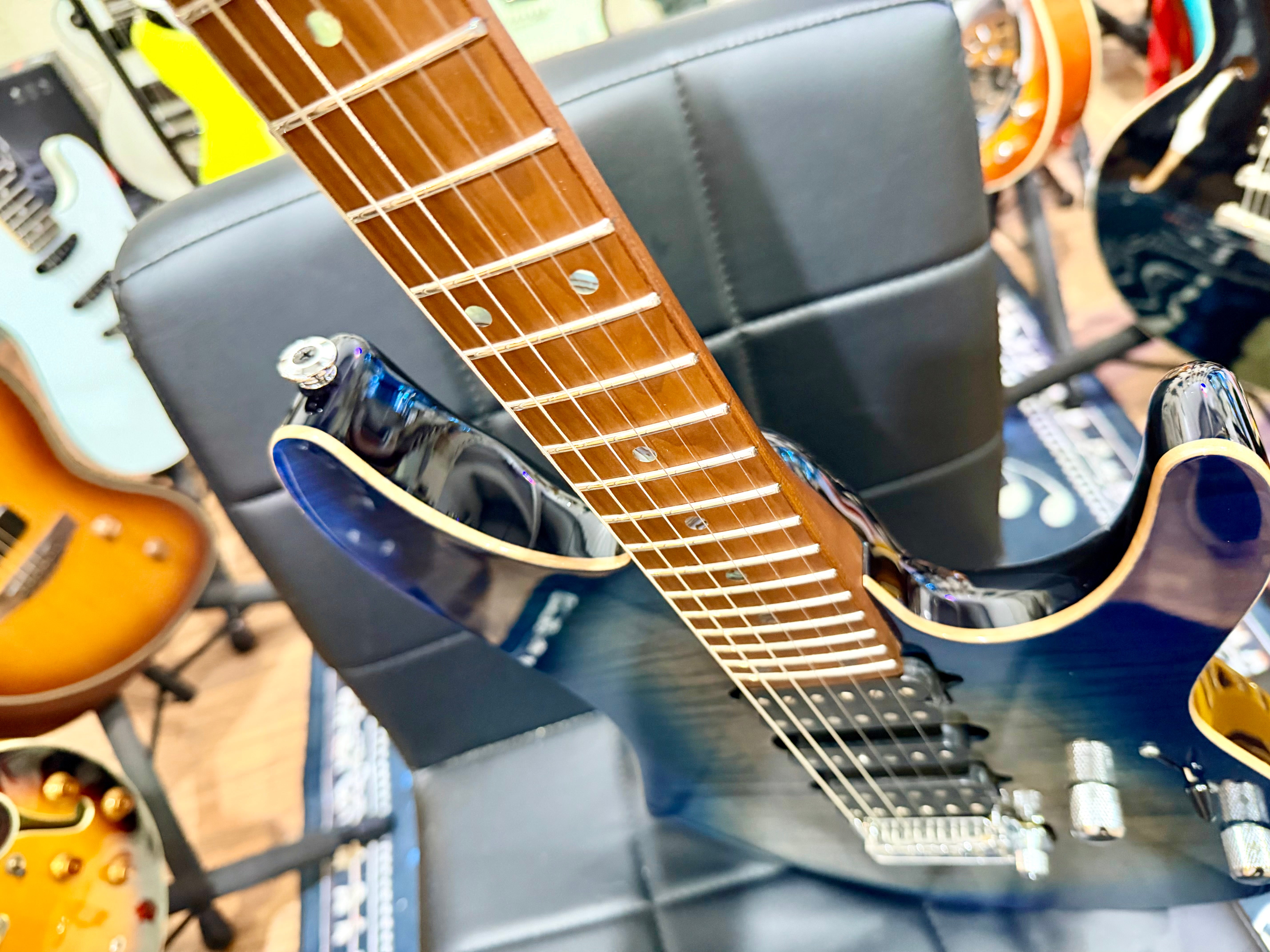 🔥MINT🔥 Ibanez AZ2407F Prestige In Sodalite Blue~ Japan Made + Hard Case~ 2023