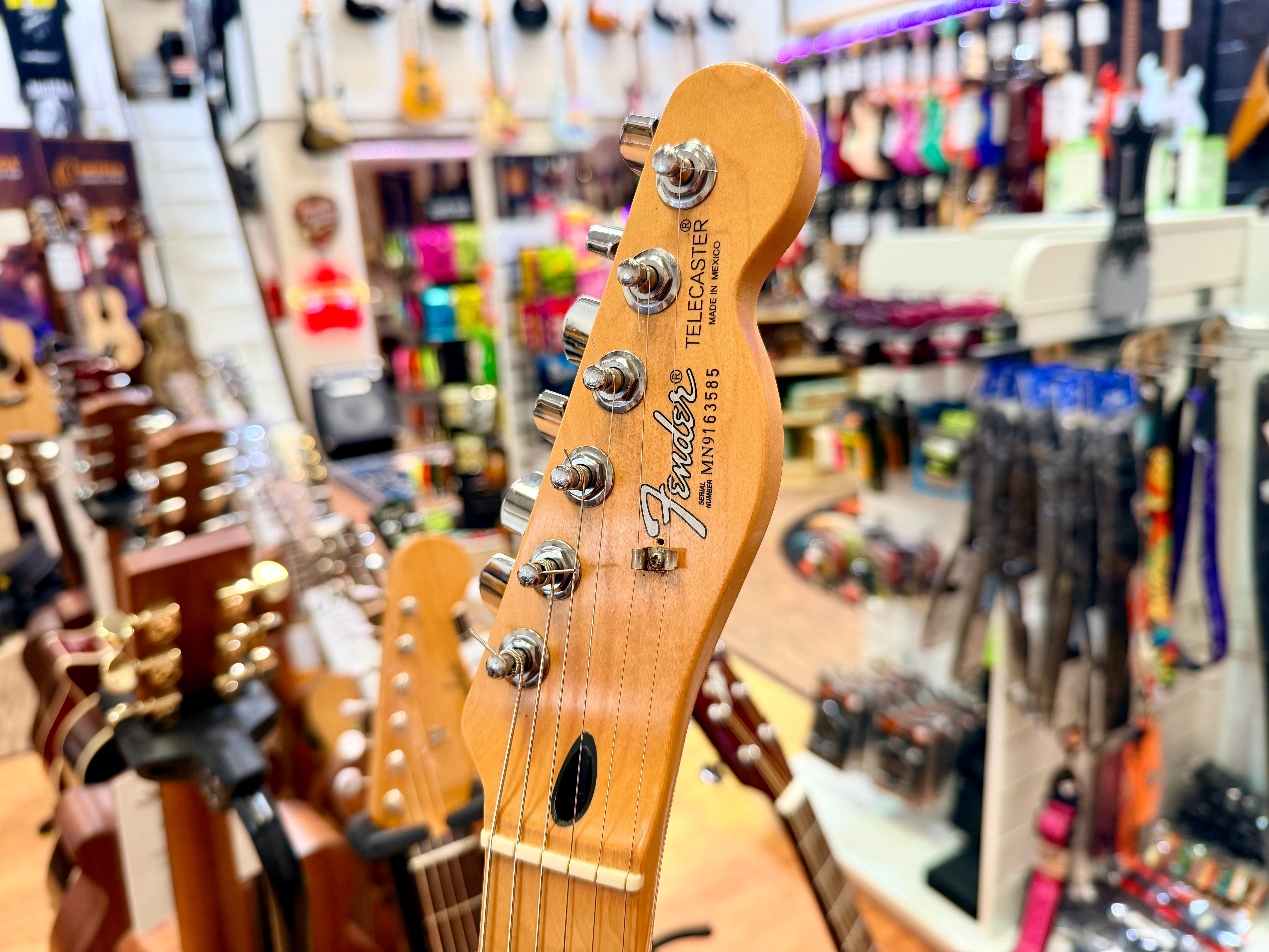 🔥1999🔥 Fender Mexican Standard Telecaster~ Brown Sunburst~ Maple~ MIM Tele!