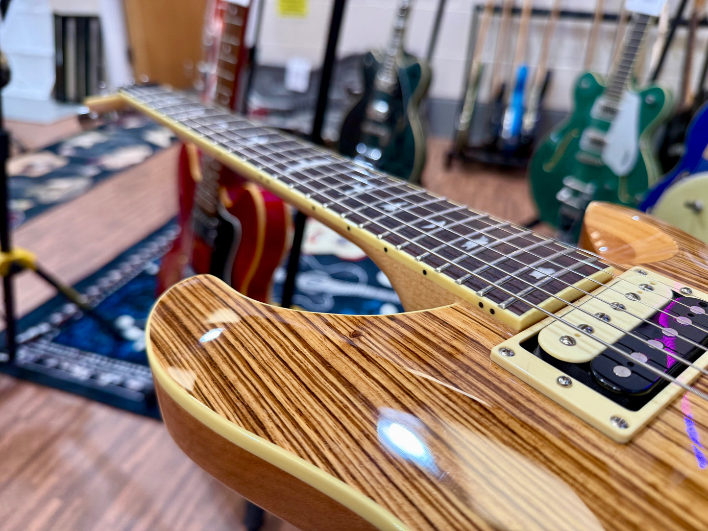 🦓 ZEBRAWOOD LTD EDITION 🦓 PRS SE Custom 24 Exotic~ 2017 Rare Finish~ Coil Tap!