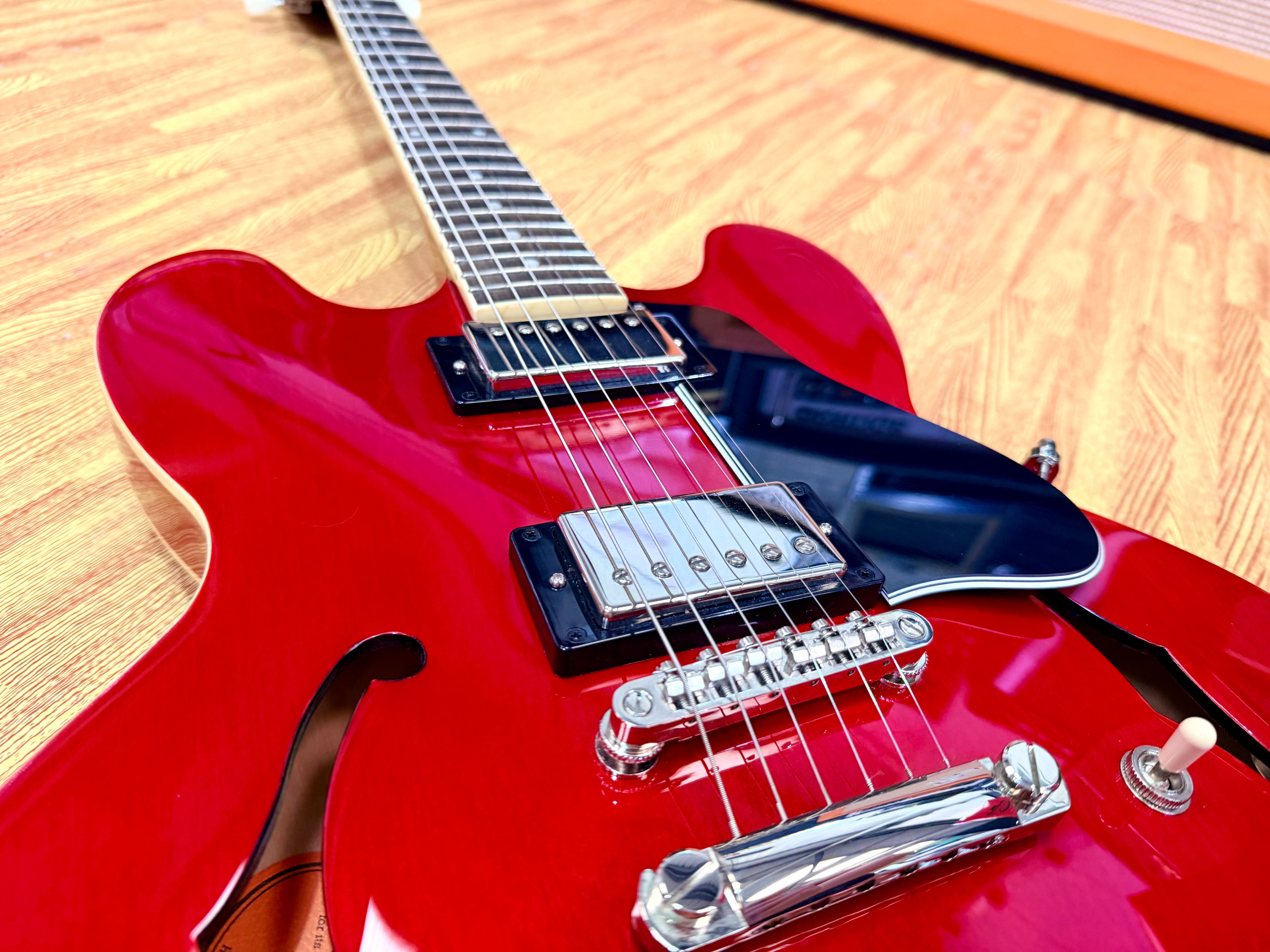 ✨2025✨ Epiphone Inspired by Gibson ES-335 Cherry~ Semi Hollow Electric Guitar!