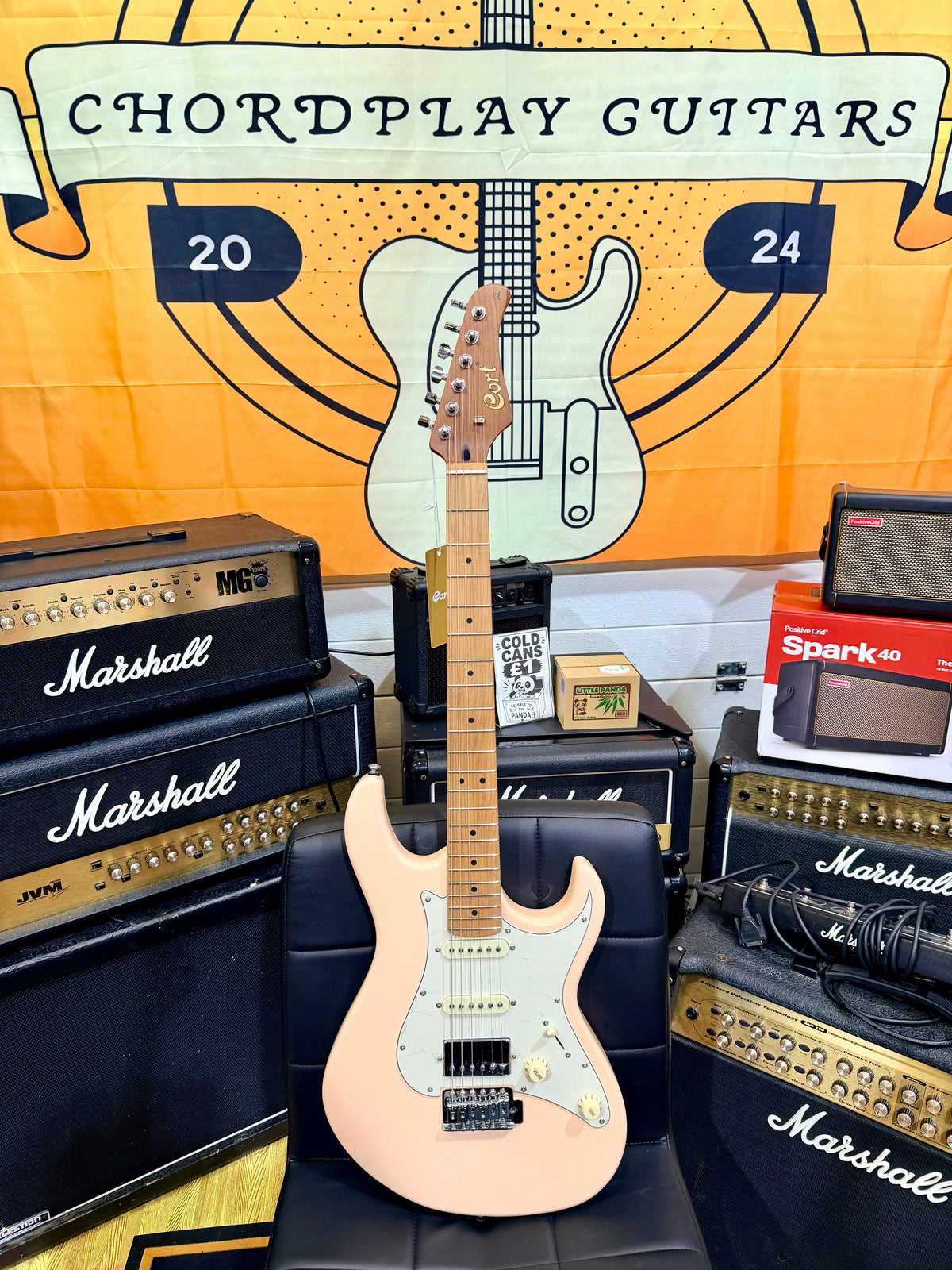 π NEW Cort G200SE Vintage White Electric Guitar~ Roasted Maple Neck π