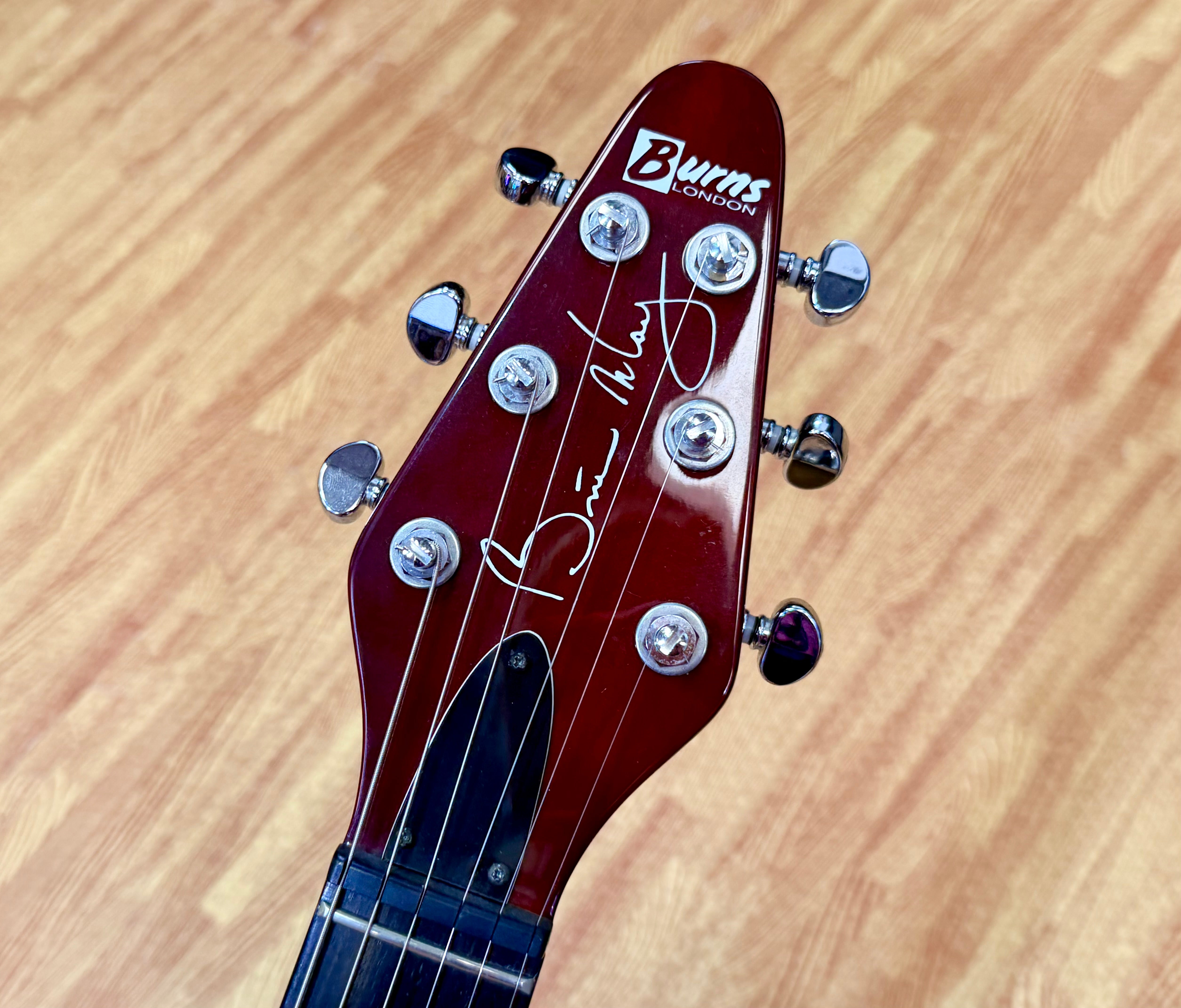 ⚡️2003⚡️ Burns London Brian May Signature Red Special~ Cherry Red Korean Made!