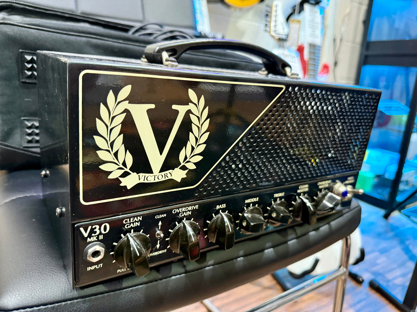 🎸MINT🎸 Victory V30 The Countess MKII Lunchbox Amplifier Head~ Bag & F/Switches