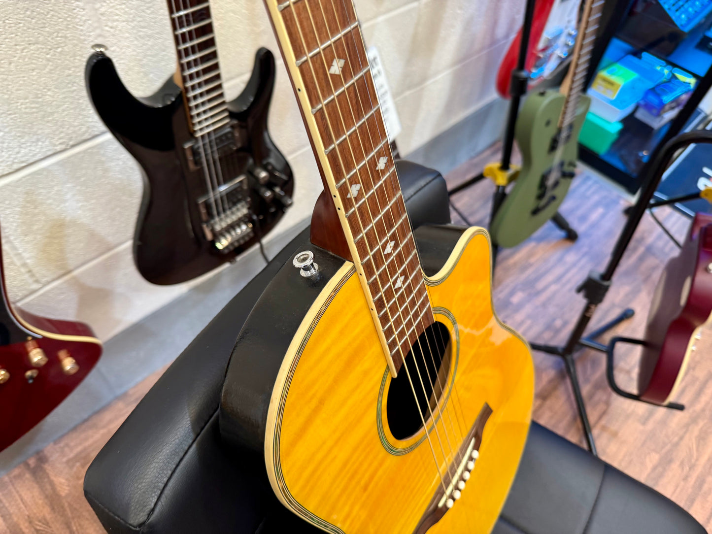 🎸ROUNDBACK🎸 Tanglewood Odyssey TMO-7 Bowl Back Electro-Acoustic Guitar~Natural
