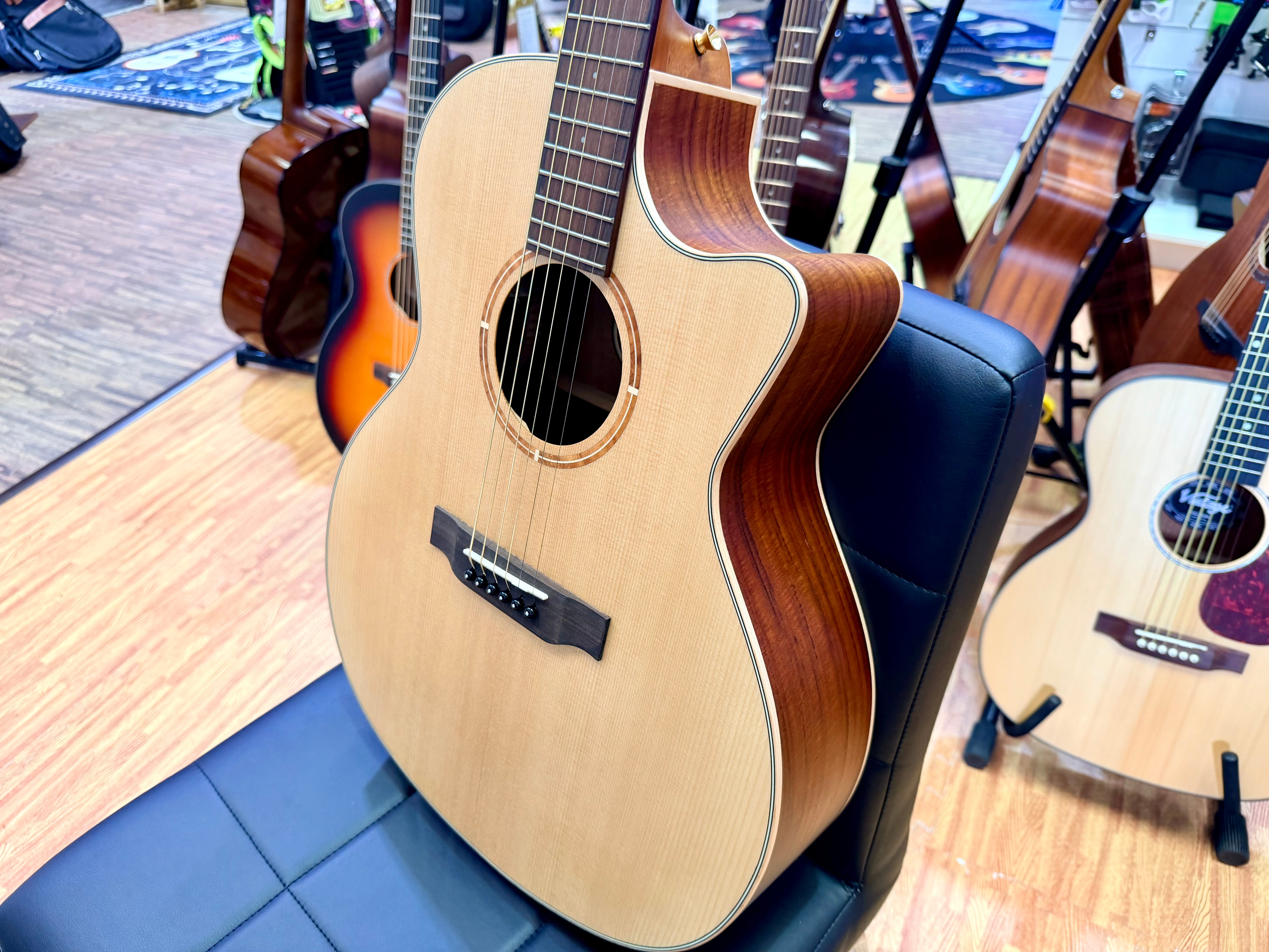 ⚡️NEW⚡️ Vintage Virtuoso Rory Evans Electro Acoustic Guitar VGA900RE~ Natural!