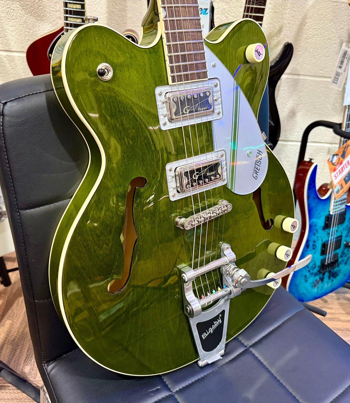 š„LTD EDITIONš„ Gretsch G2604T Streamliner Rally II Green Stain W/Bigsby~ Center Block~ MINT