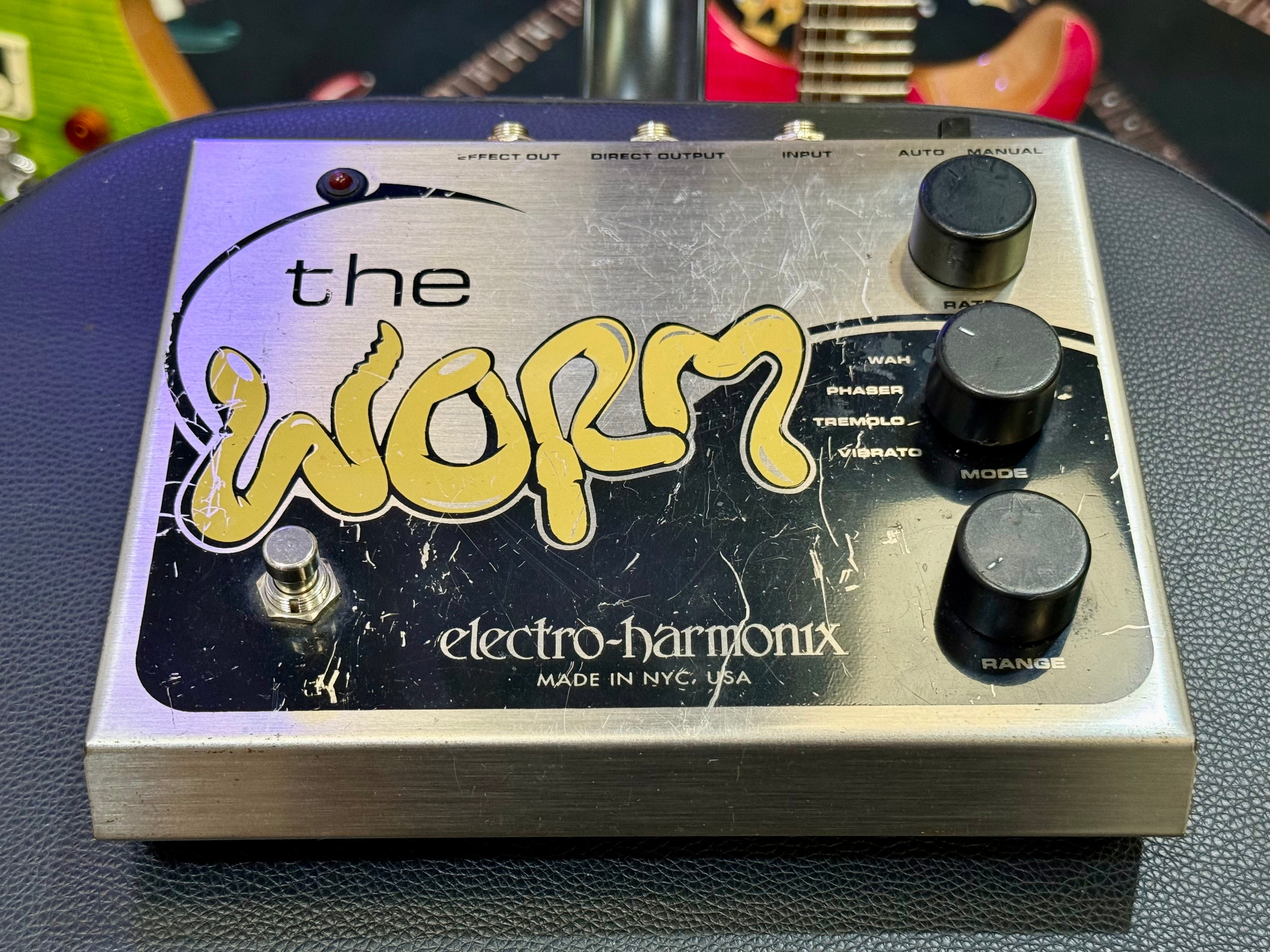 🪱 Electro-Harmonix The Worm Guitar Effects Pedal~ Big Box 00’s V1 Phaser/Wah 🪱