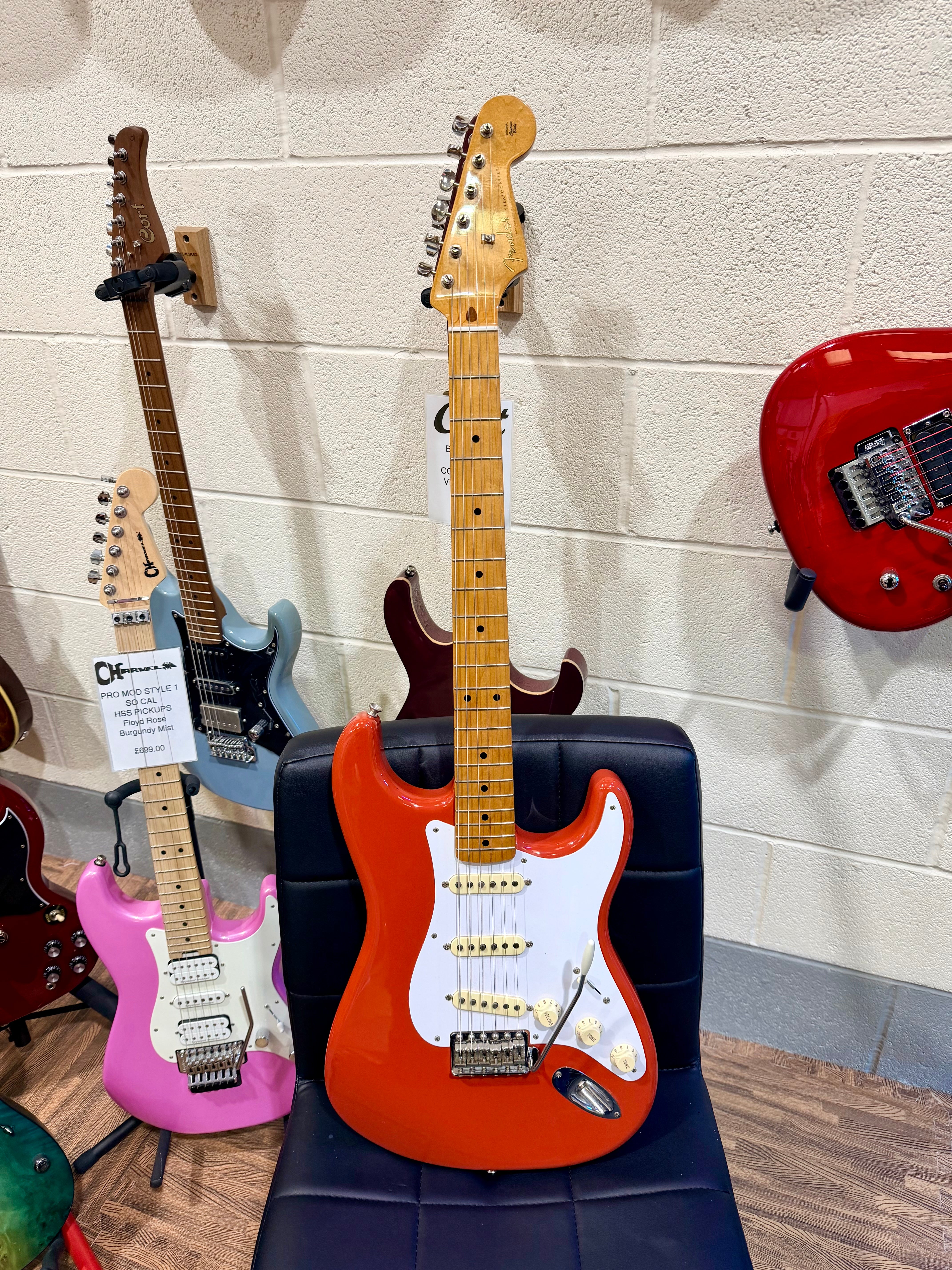 🌟2016🌟 Fender Classic Series 50s Stratocaster~Fiesta Red~Custom Shop Designed!