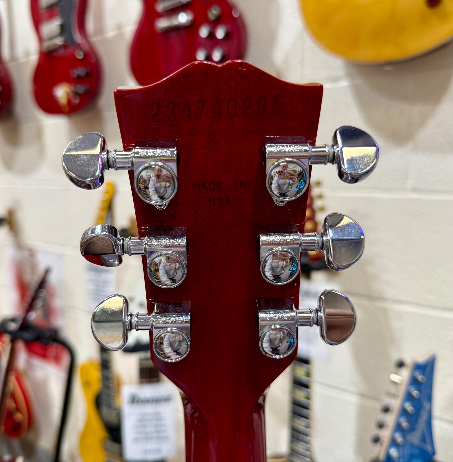 š„2024 USAš„ Gibson SG Standard~ Heritage Cherry~ Hard Case & Candy!