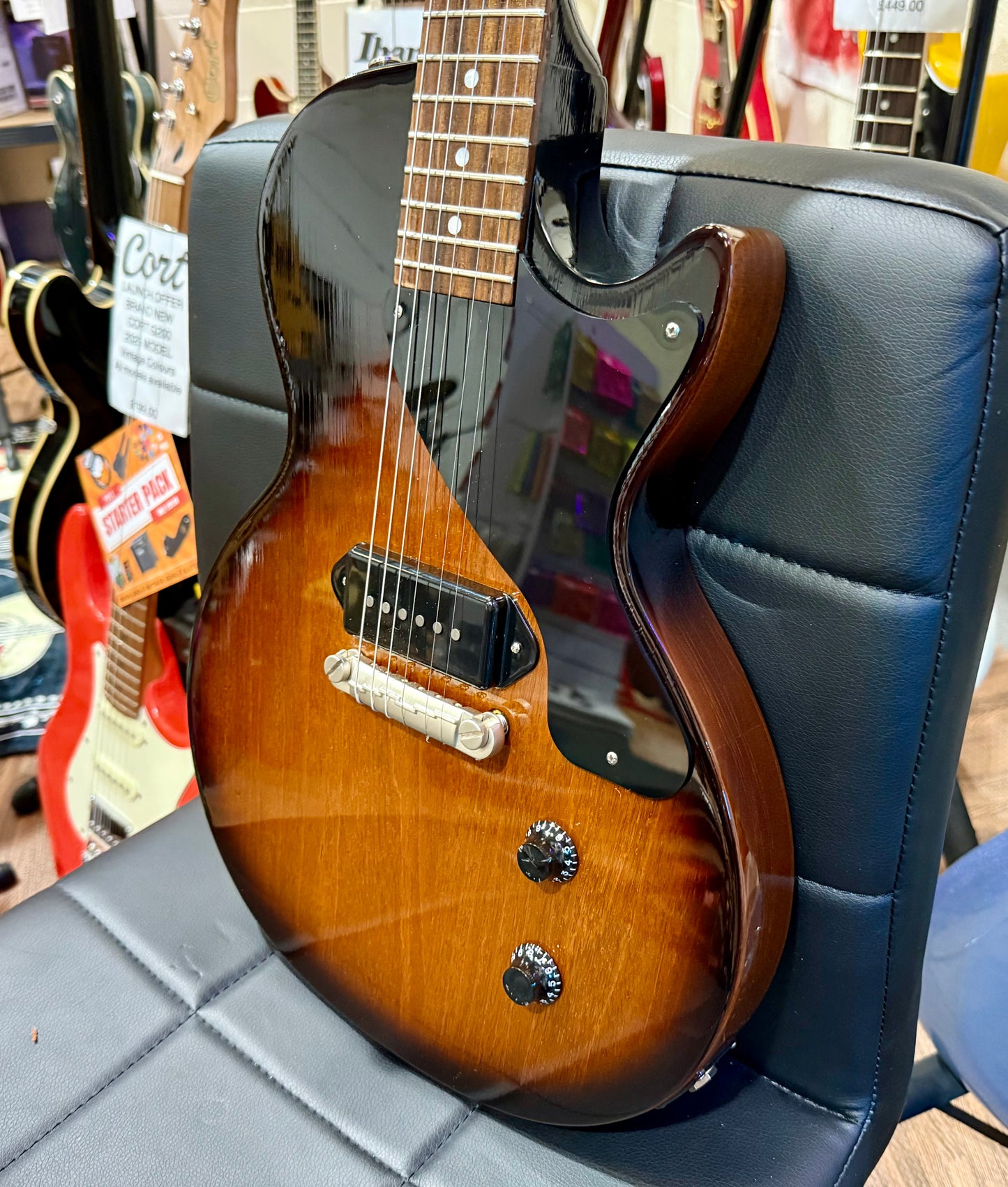 ๐2015๐ Gibson Les Paul Junior 100th Anniversary~ Vintage Sunburst P90 + Case!