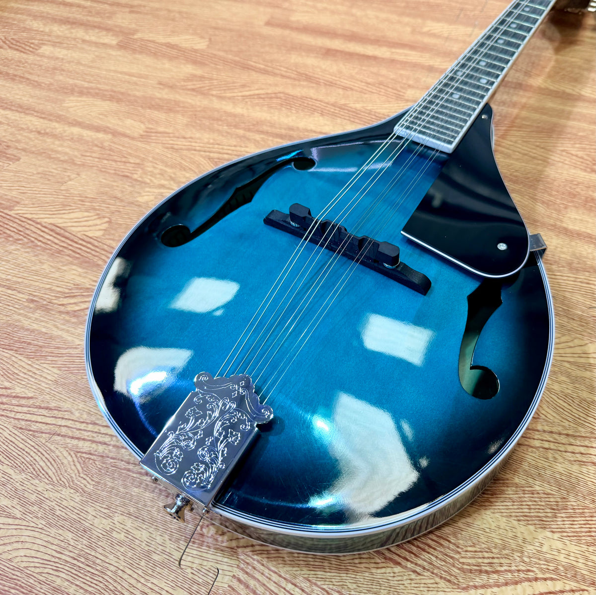 ✨ IRIN 8-String A-Style Acoustic Mandolin – Folk~ Blue Burst! ✨
